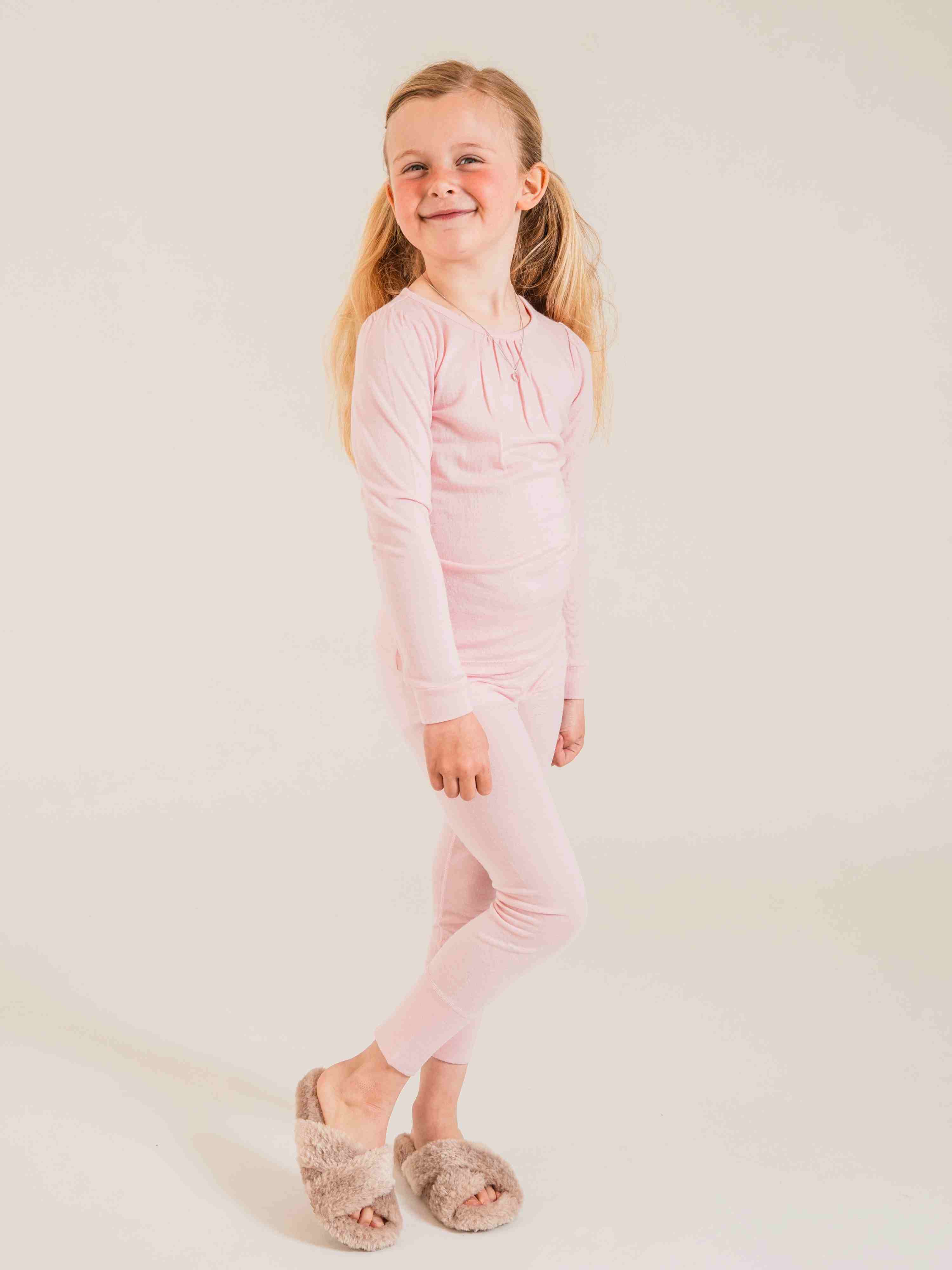 Sarpsborg Merino Base Layer Set Pink
