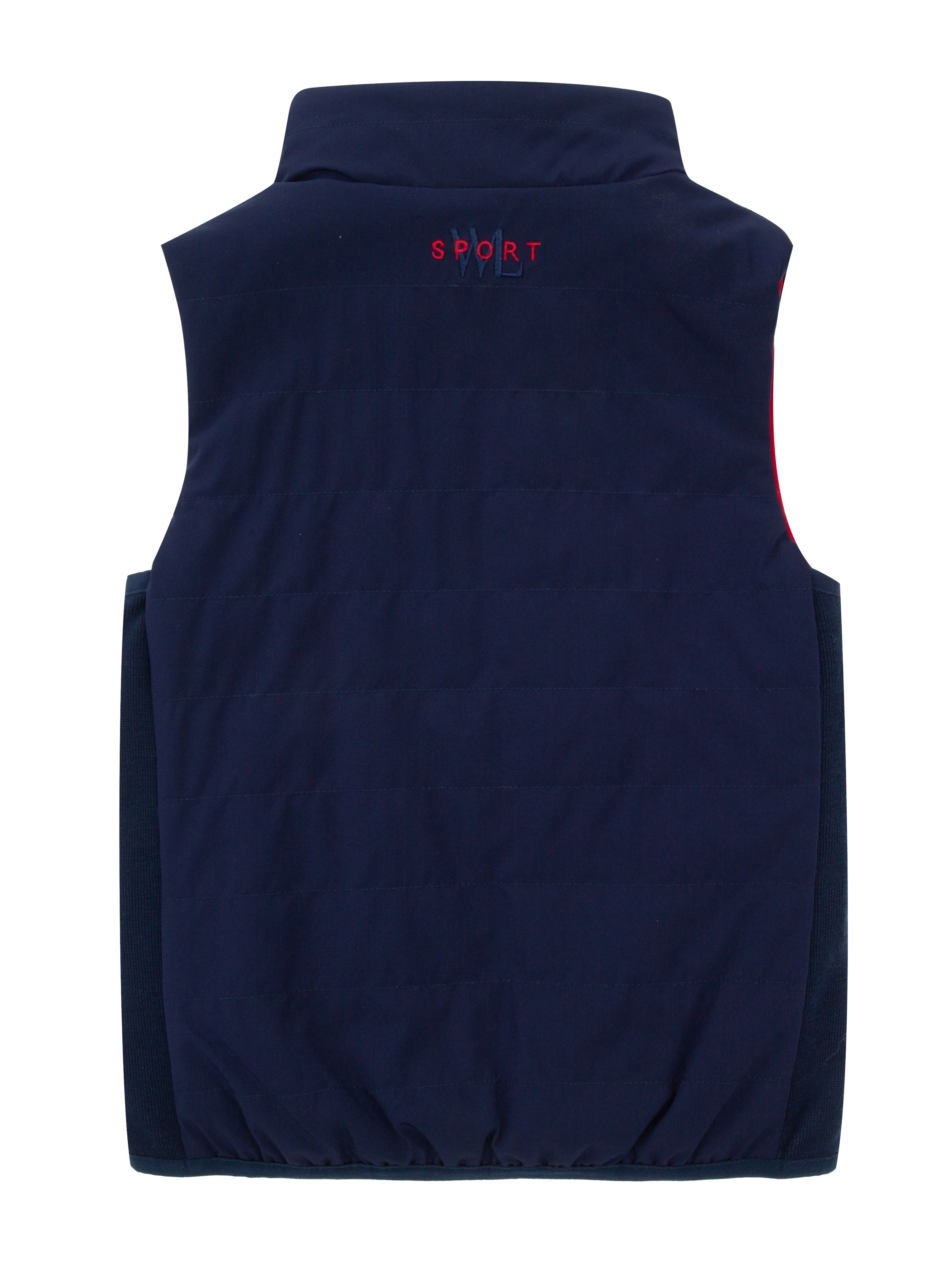 Kongsvinger Vest Reversible Blue Ink/Chili