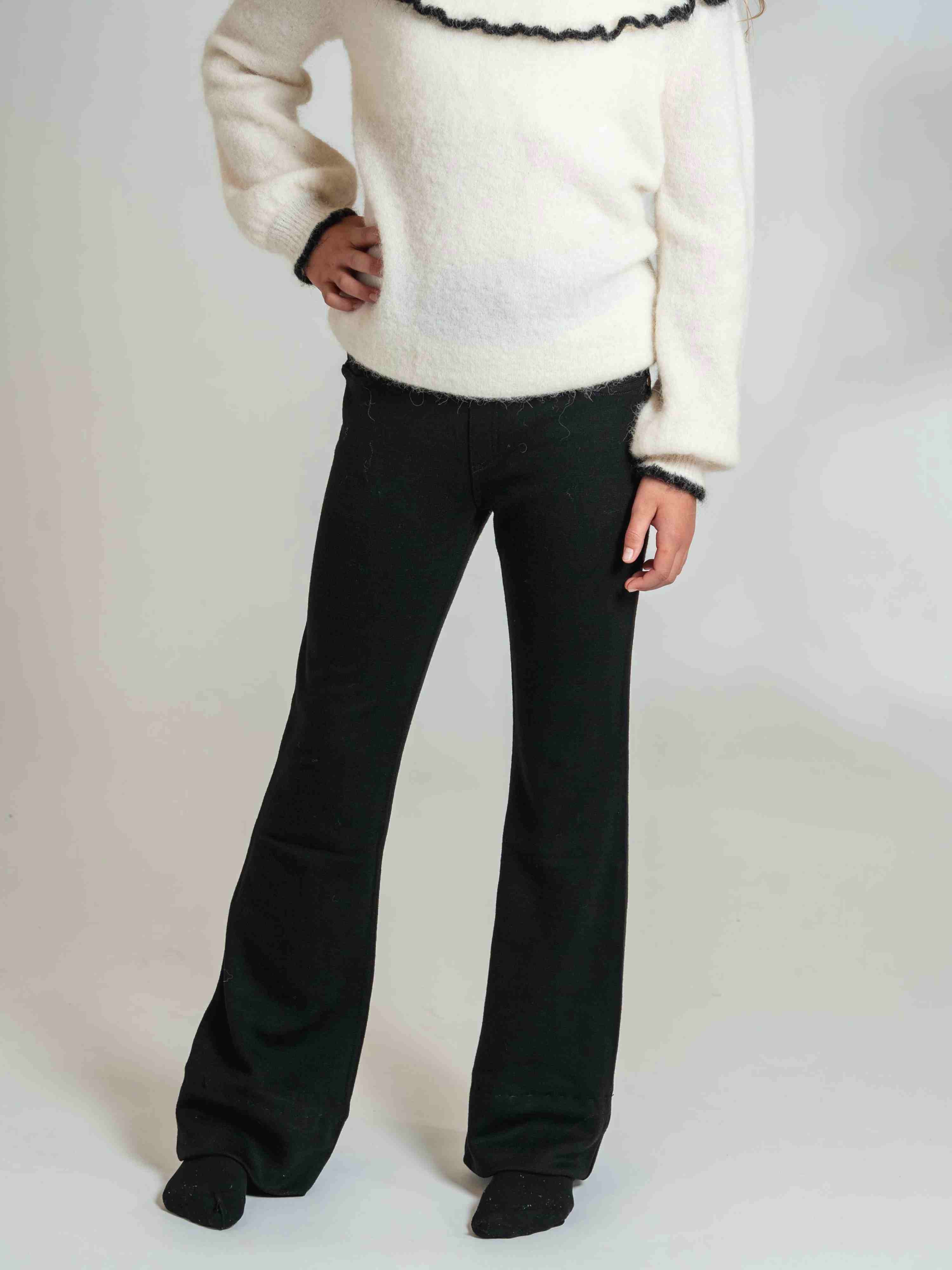 Svalbard Merino Jeans Flare Black