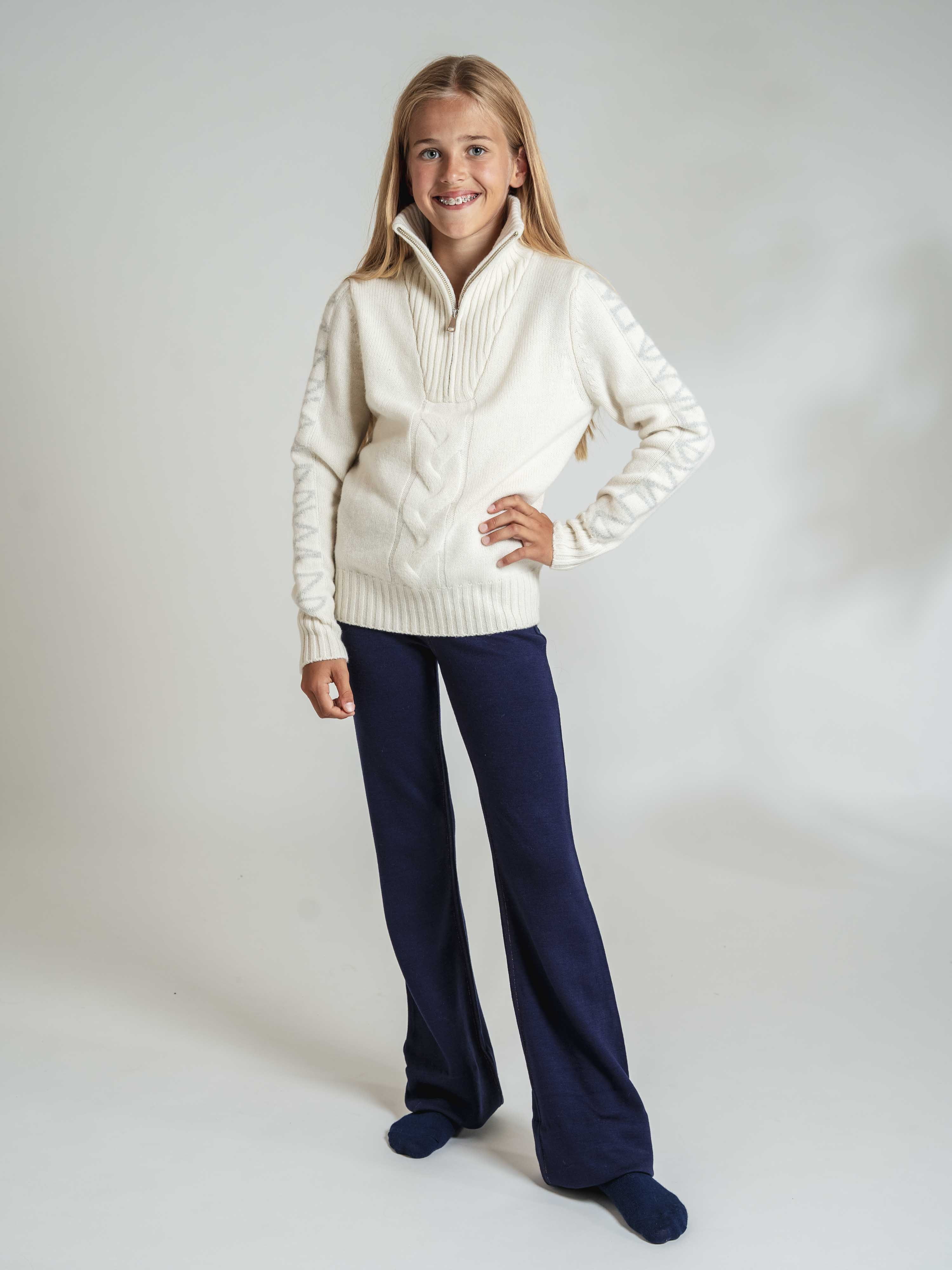 Svalbard Merino Jeans Flare Blue