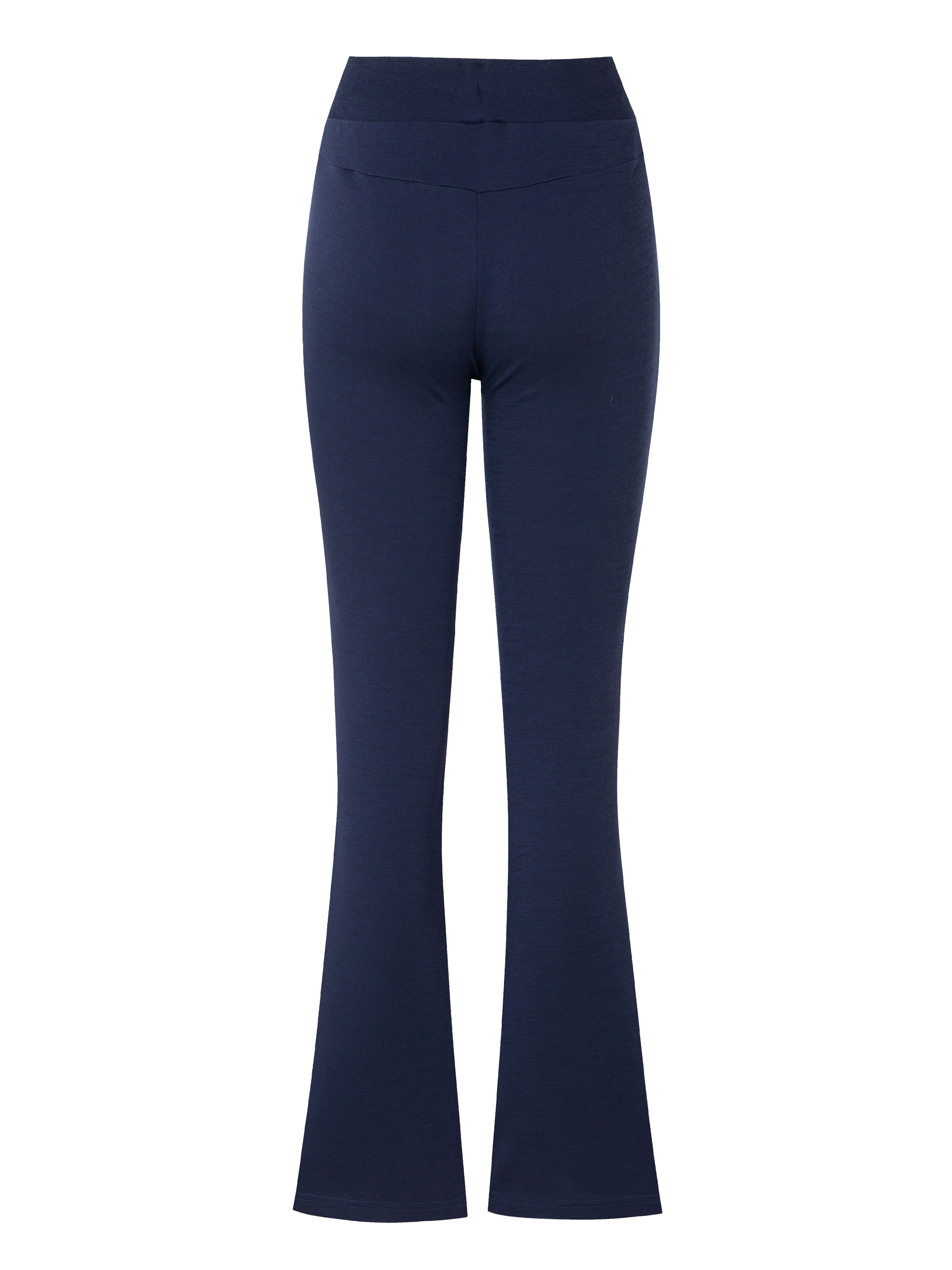 Romsdalshorn Merino Flare Pants Blue Ink