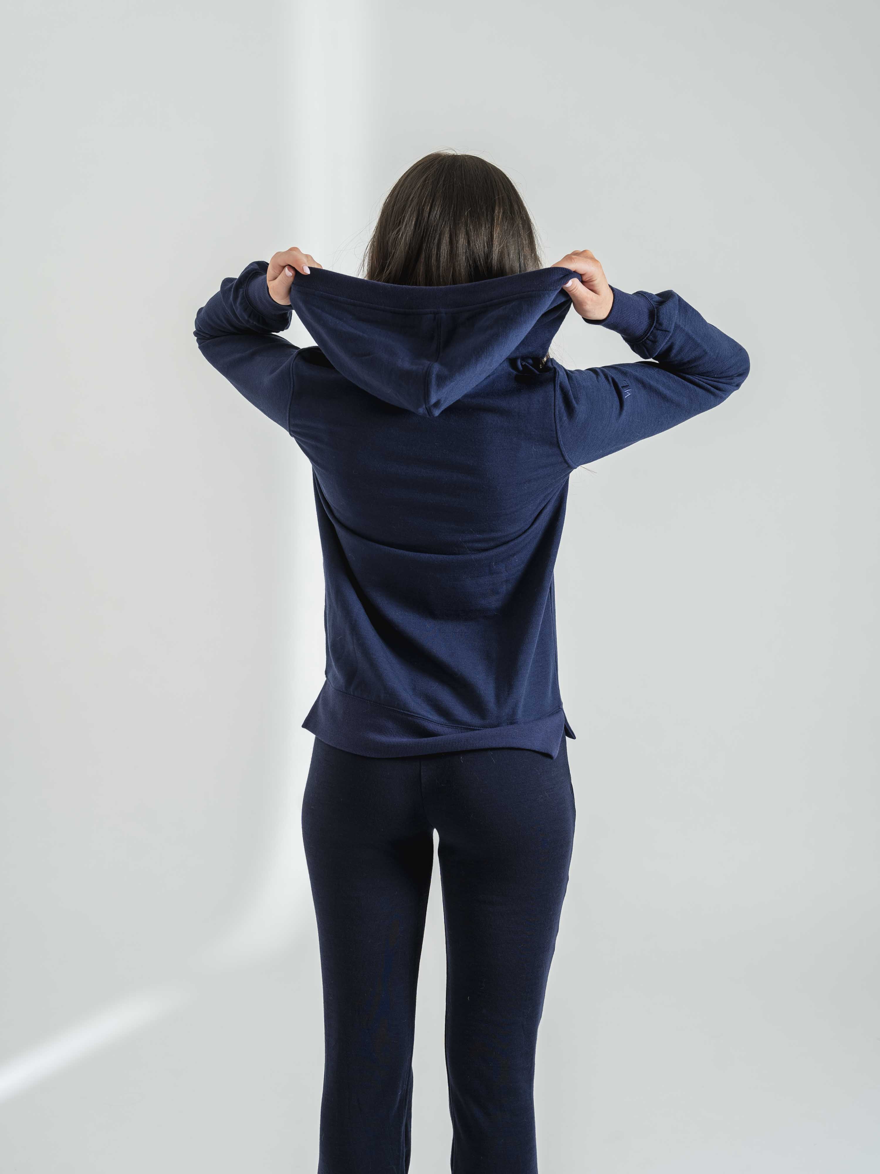 Romsdalshorn Merino Flare Pants Blue Ink