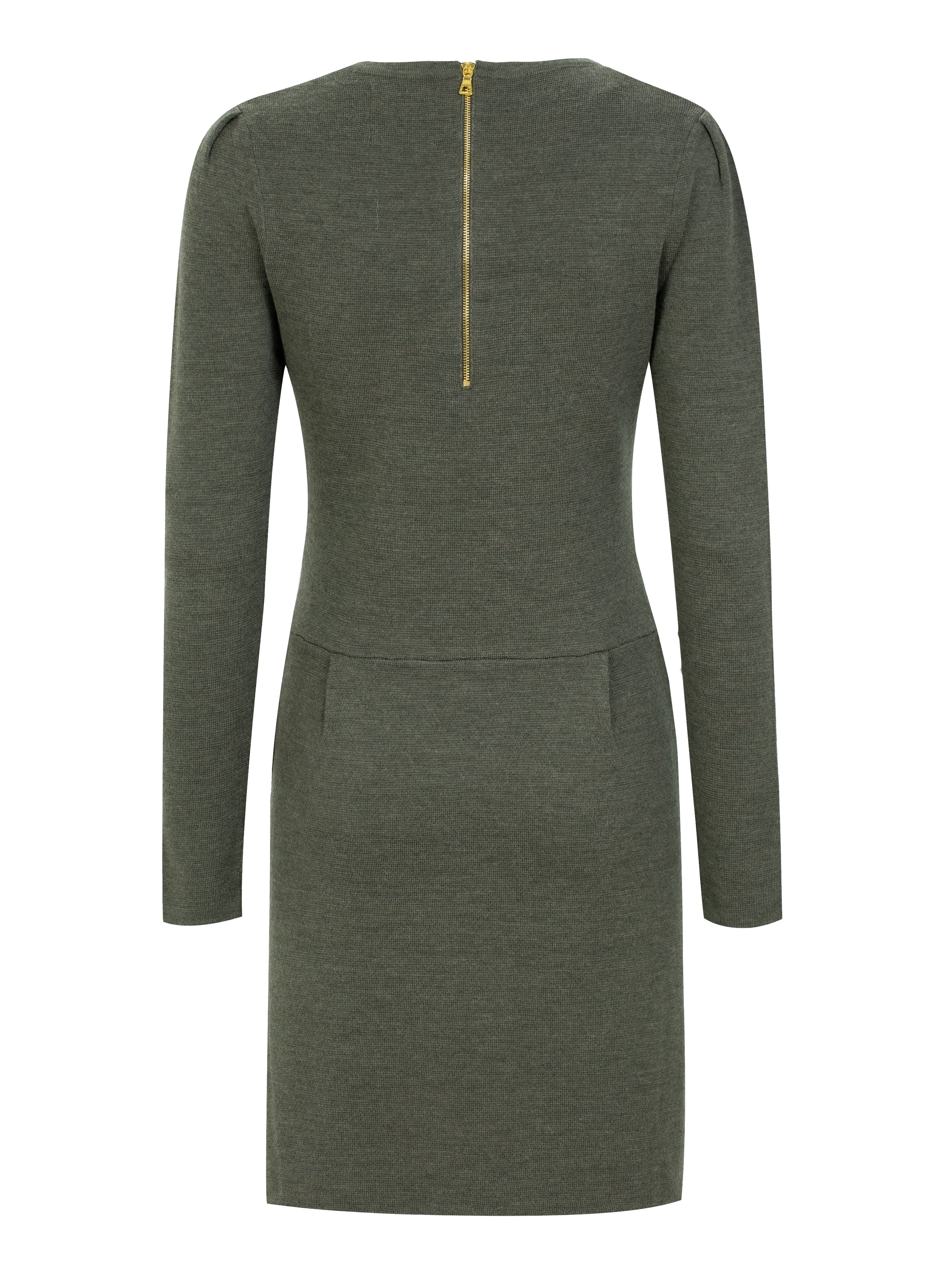Moltinden Wool Dress Green
