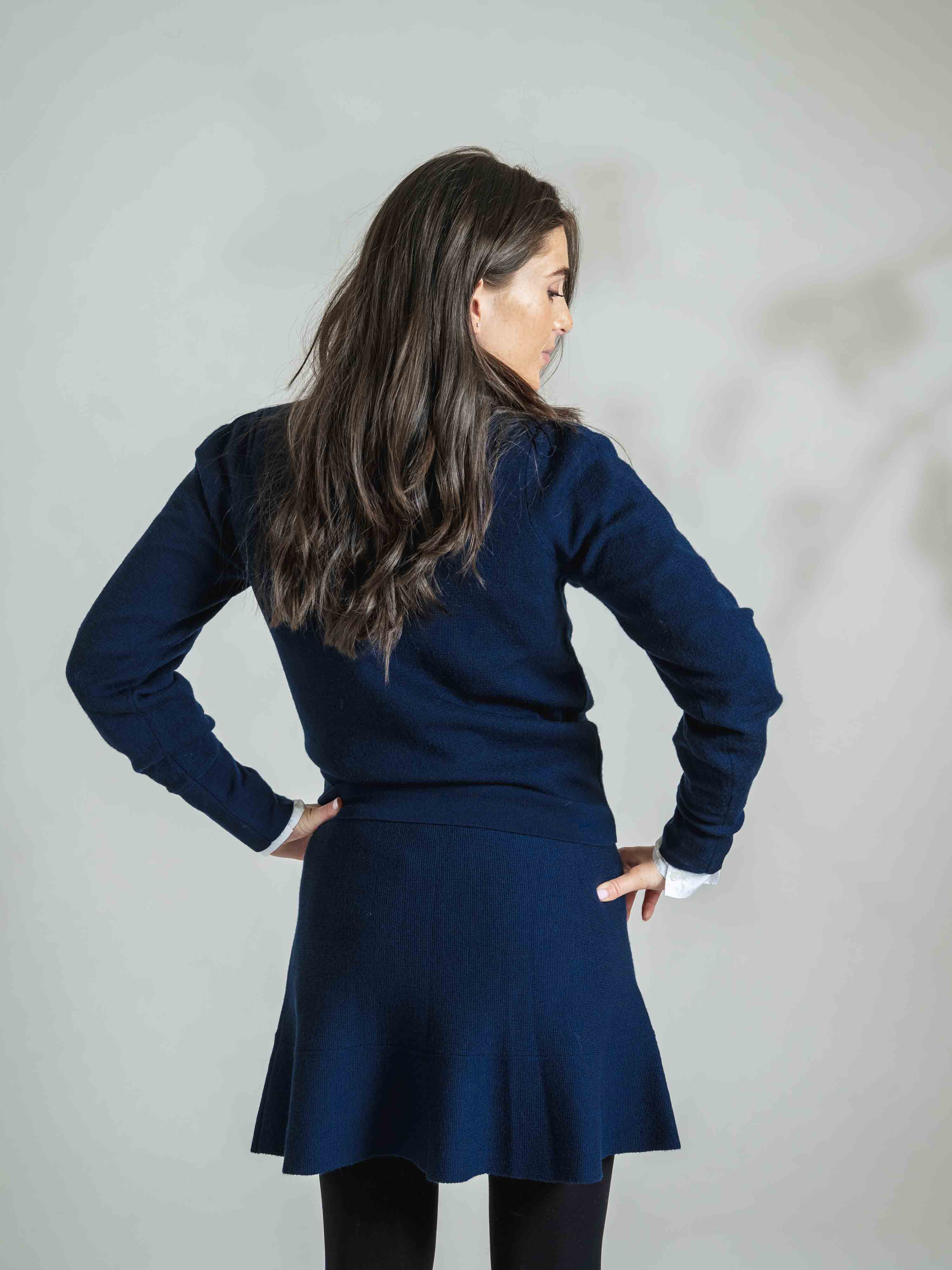 Kjerag Wool Skirt Blue
