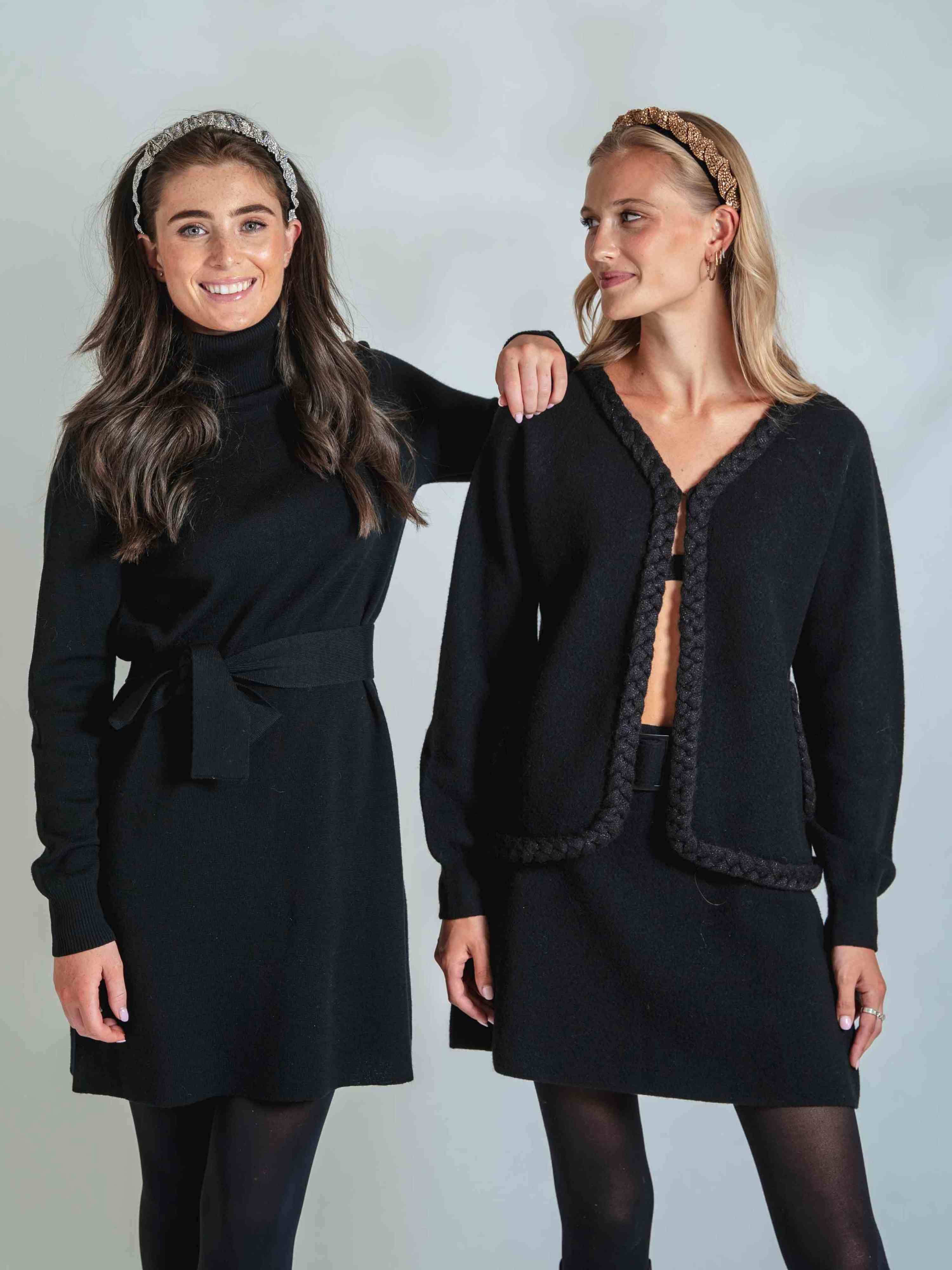 Trolltunga Bouclé Skirt Black