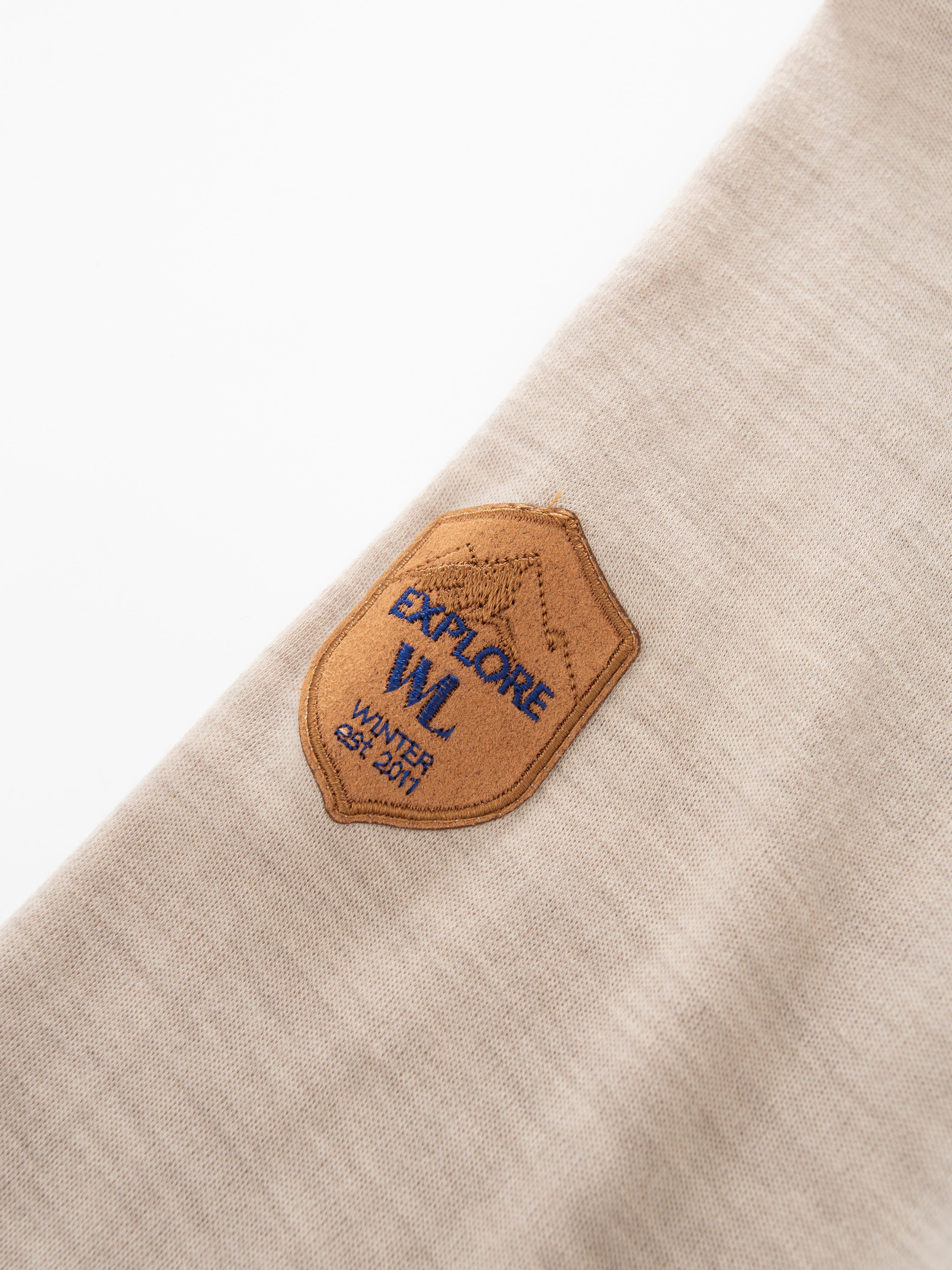 Beito Merino Half-zip Sweater Beige