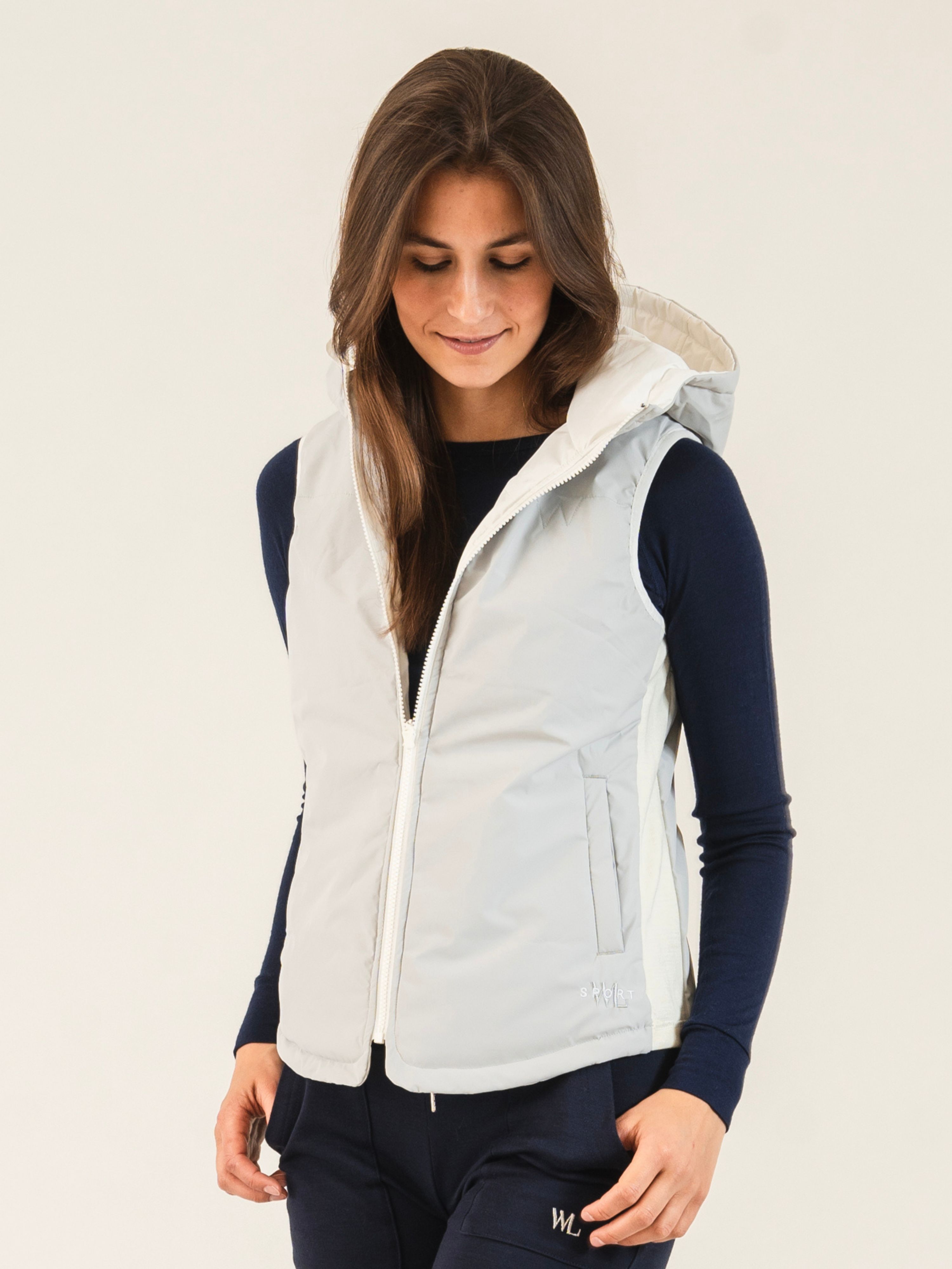 Skåla Reversible woman Vest Grey