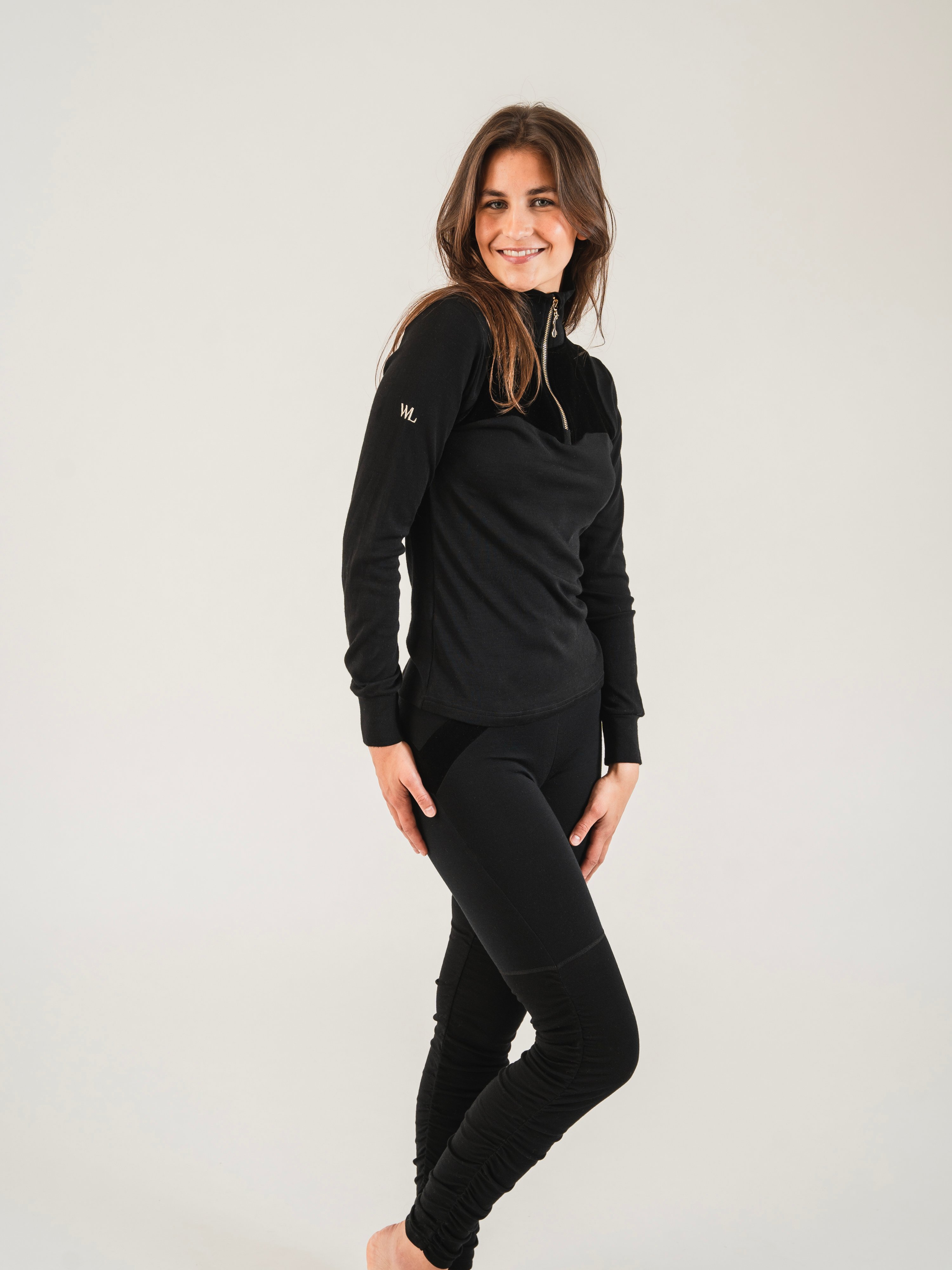 Sirdal Merino Tights  Black