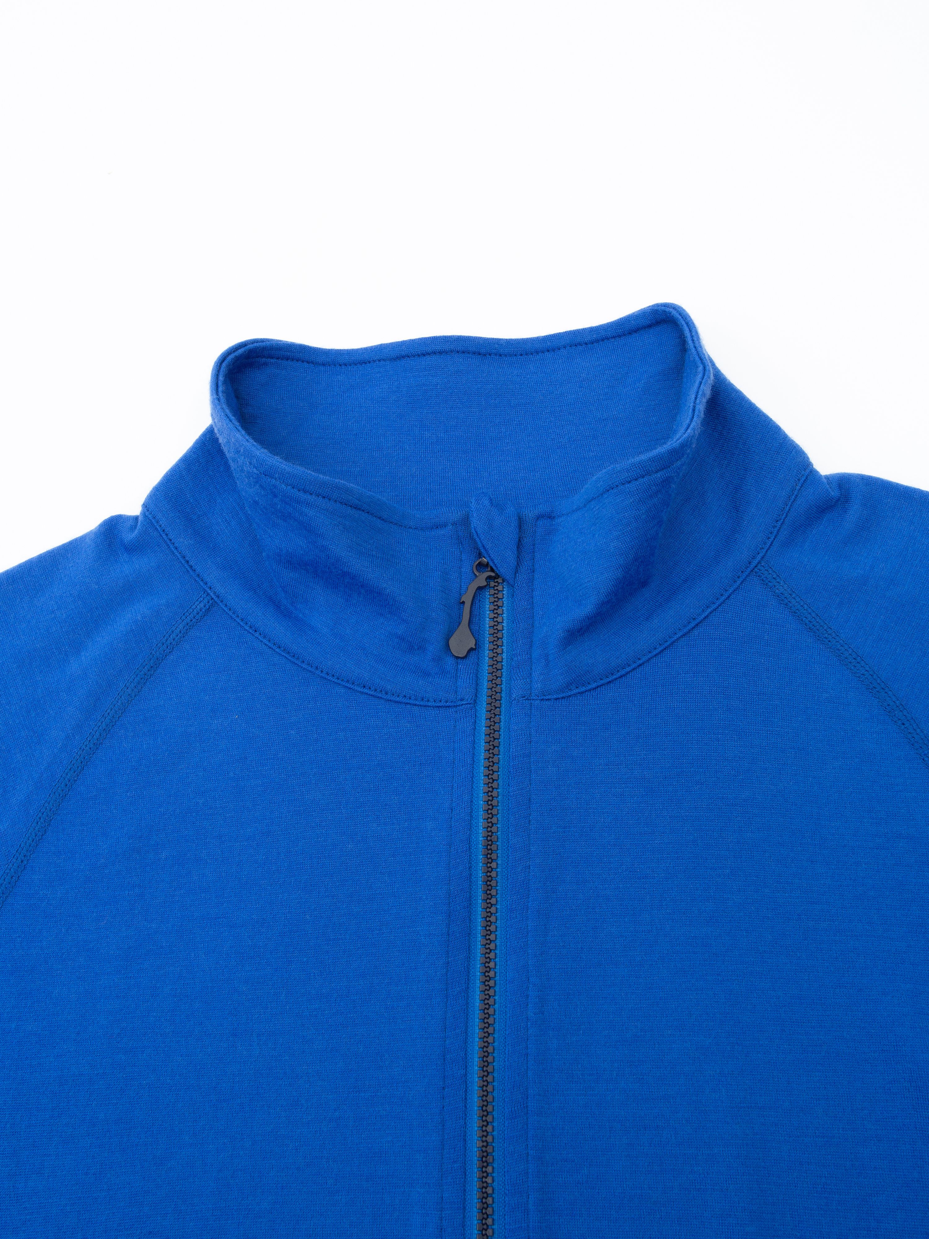 Rena Merino Half-zip Base Layer Top Dazzling Blue