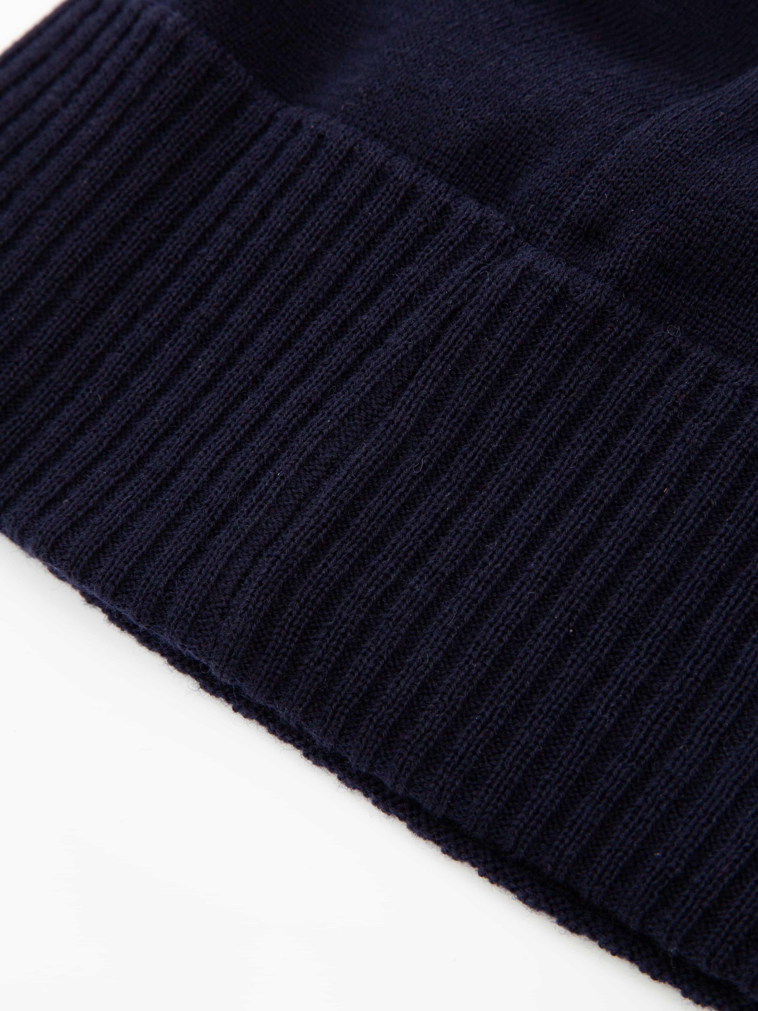 Hemsedal Knitted Wool Hat Blue