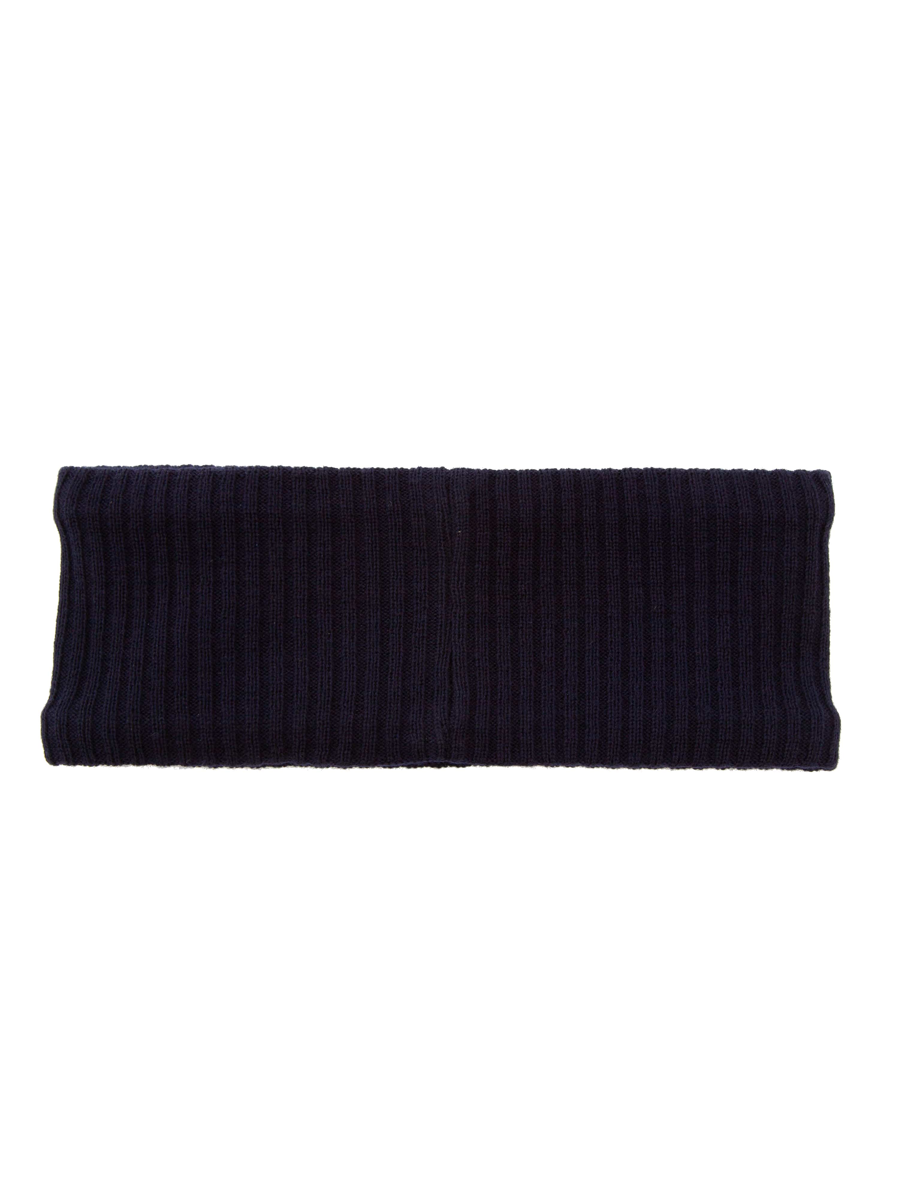 knitted headband Blue