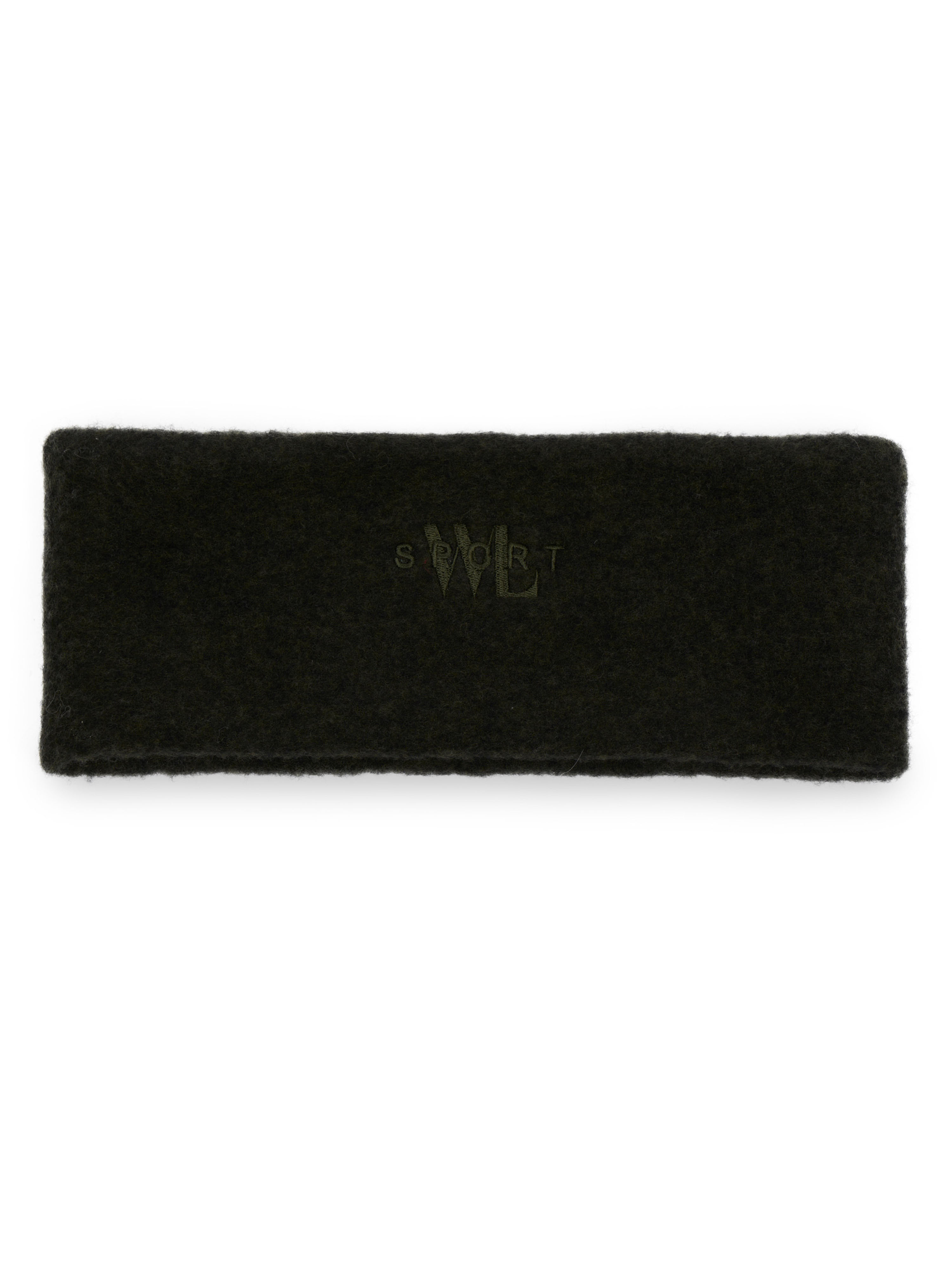 Norefjell Wool Fleece Headband Navy Dark Green