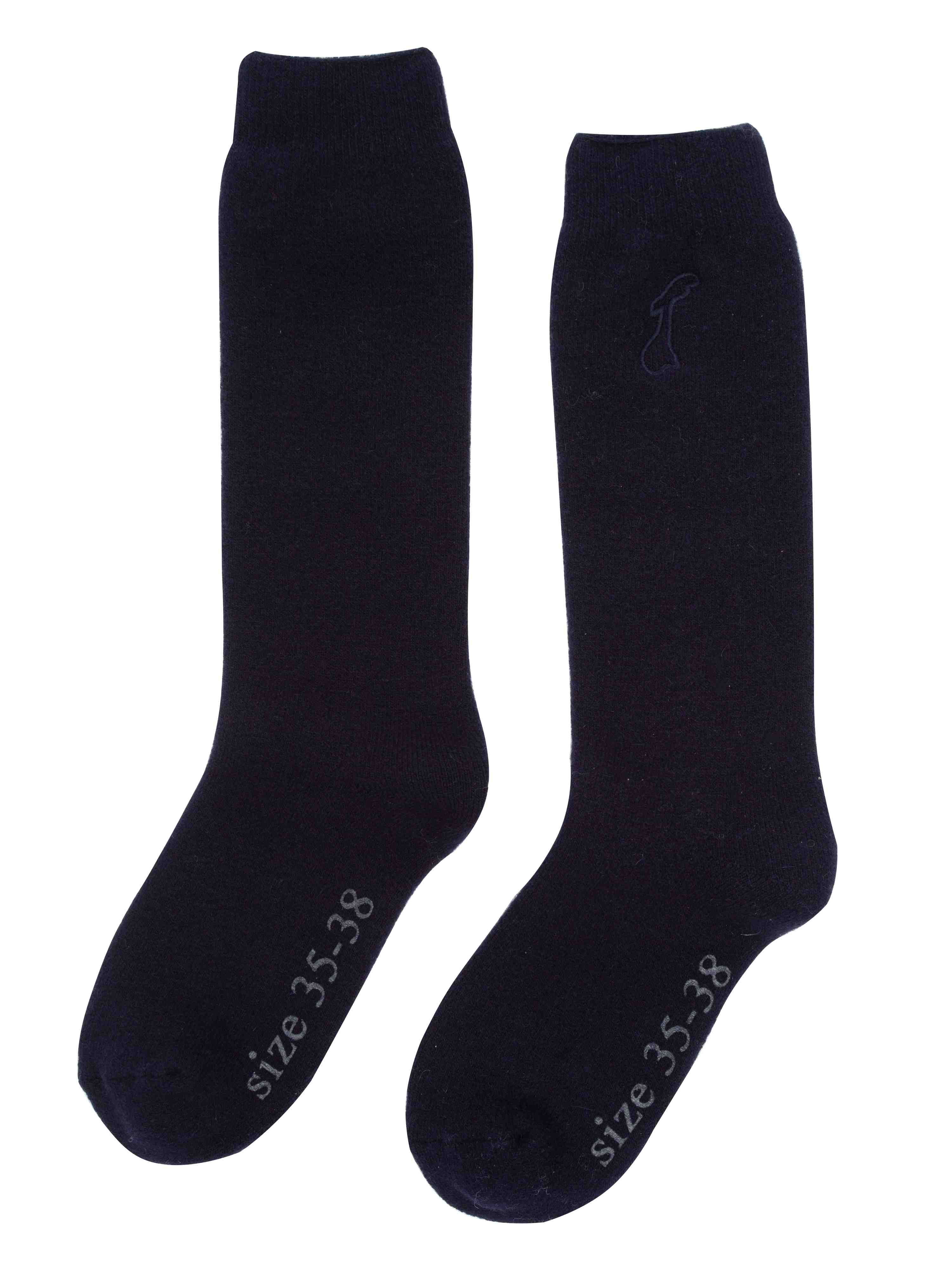 Uvdal wool socks Blue Ink