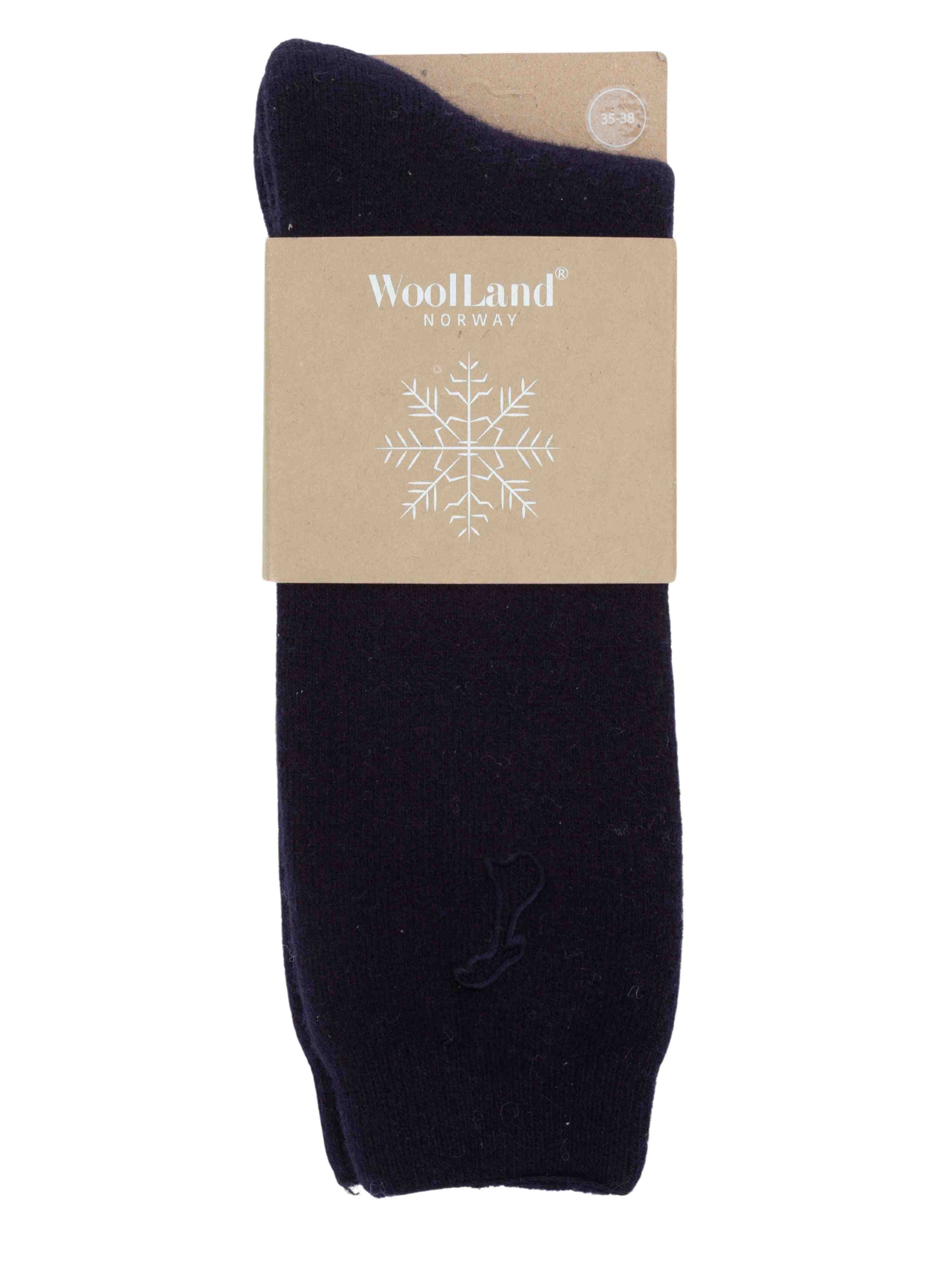 Uvdal wool socks Blue Ink