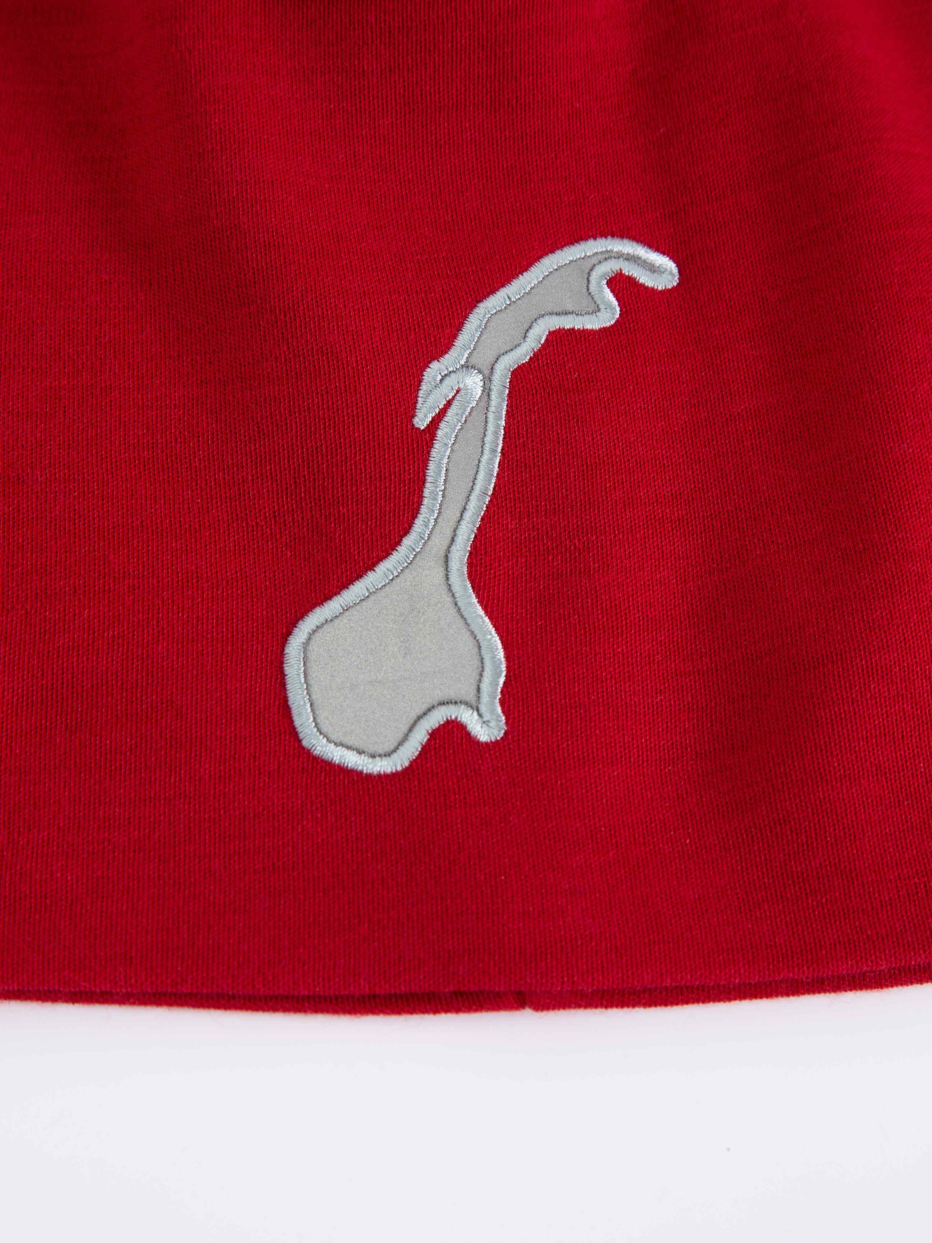 Røros Merino Wool Hat With Reflex Chili