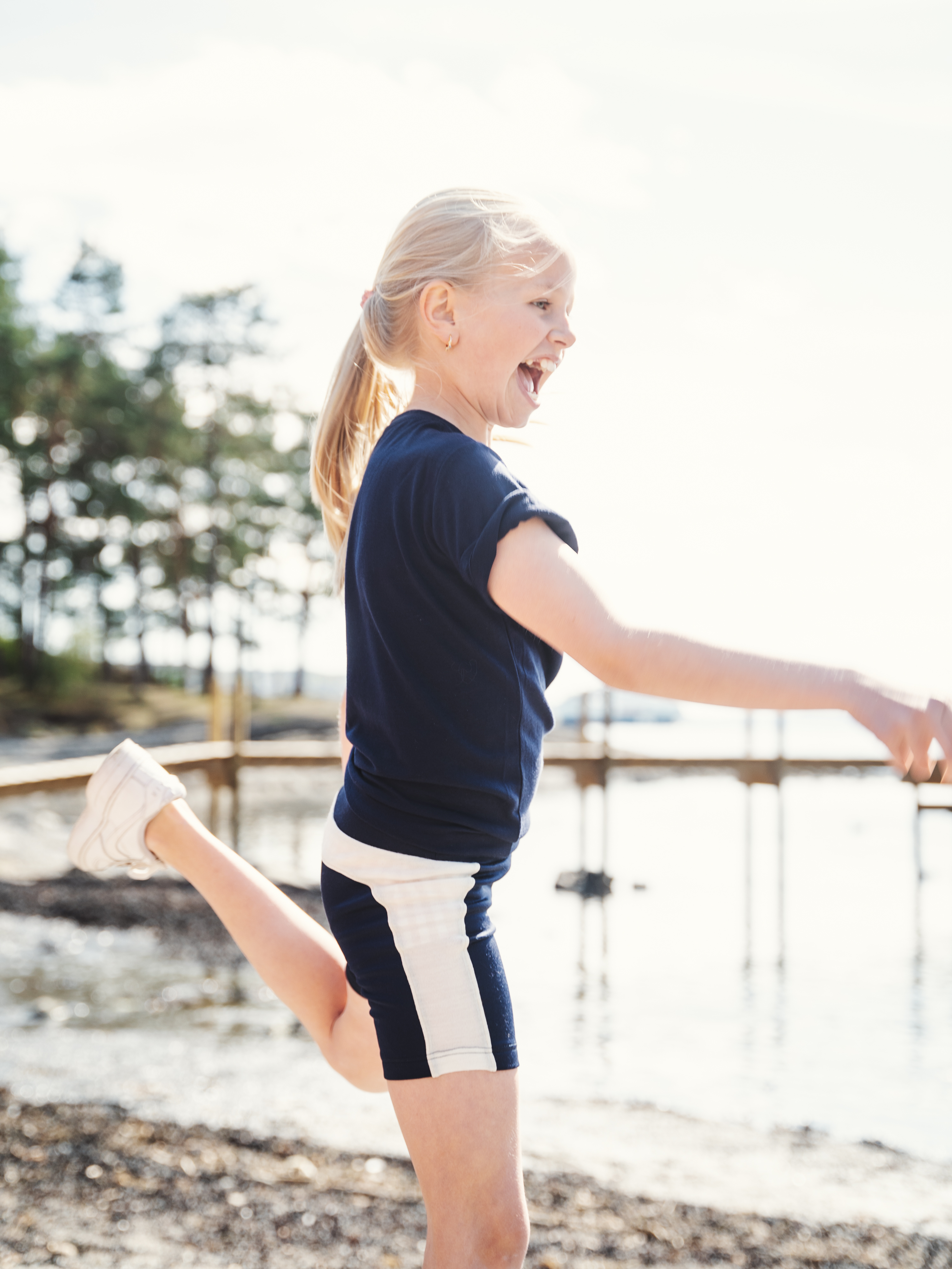 Besshøe  Shorts Blue Ink