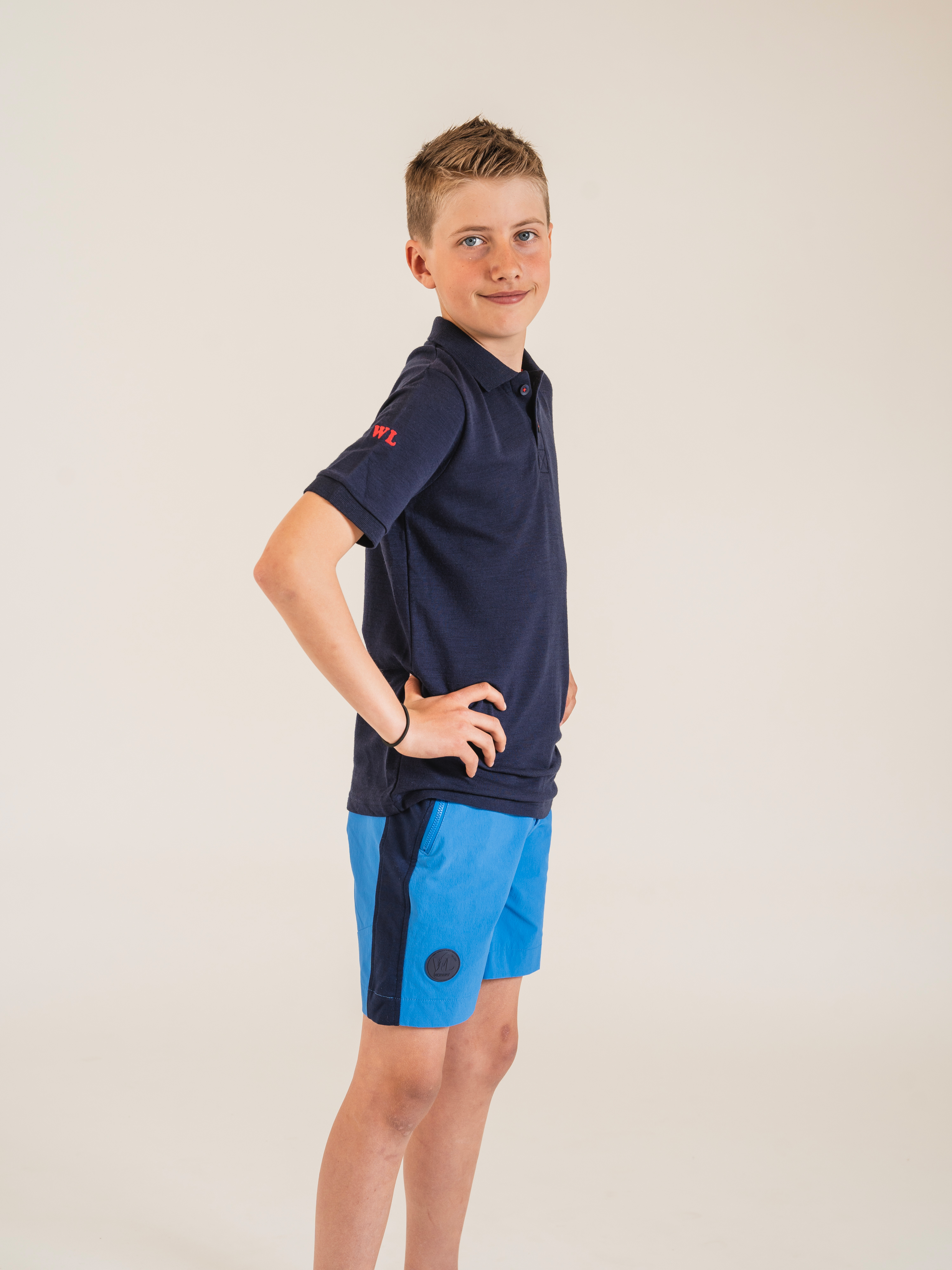 Kristiansand Short-Sleeved Pique Blue Ink