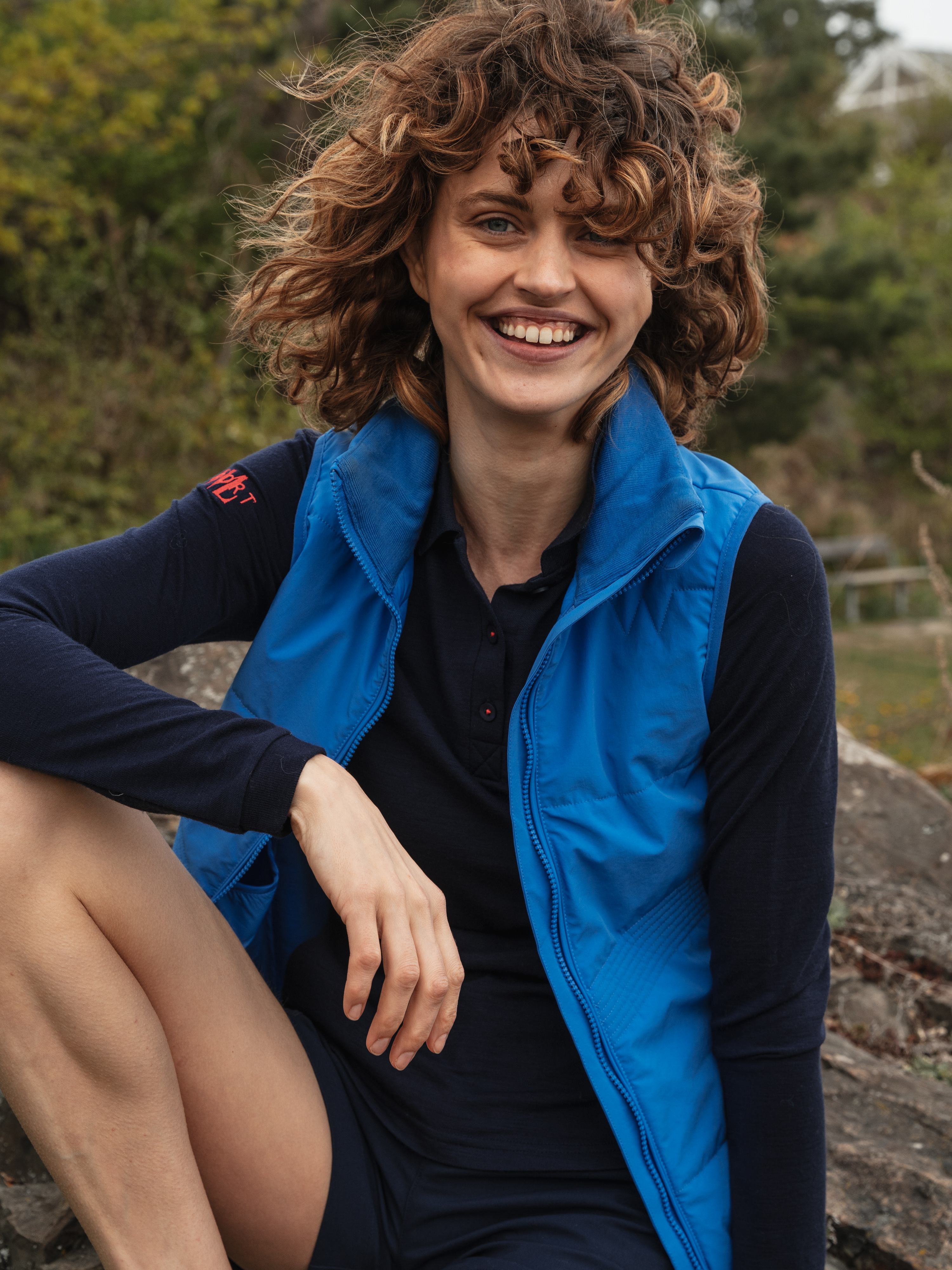 Rena Vest With Wool Padding Topas