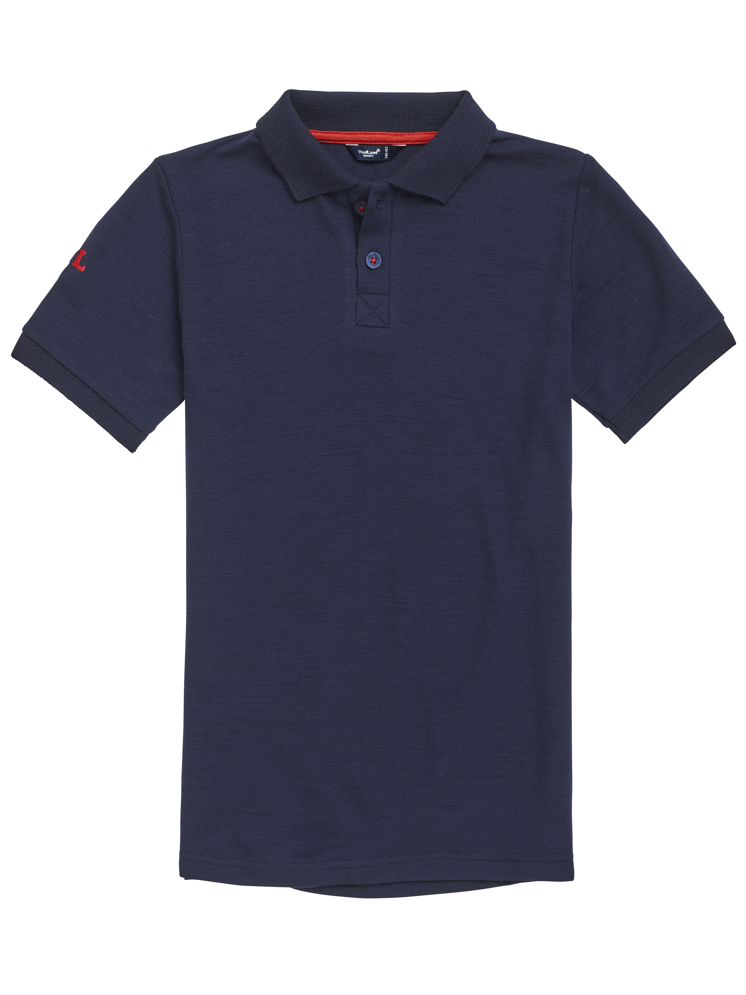 Kristiansand Short-Sleeved Pique Blue Ink