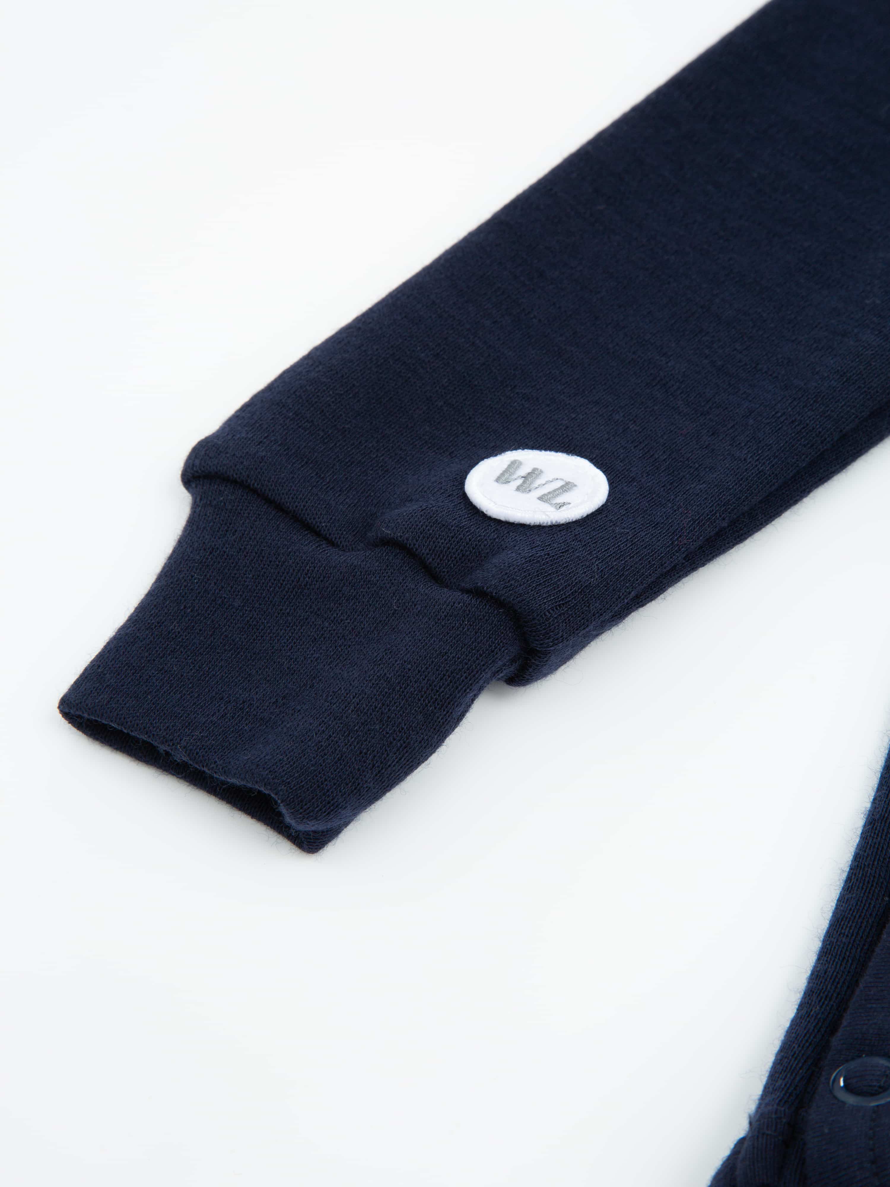 Bergen Merino Cover Bodysuit Night Blue