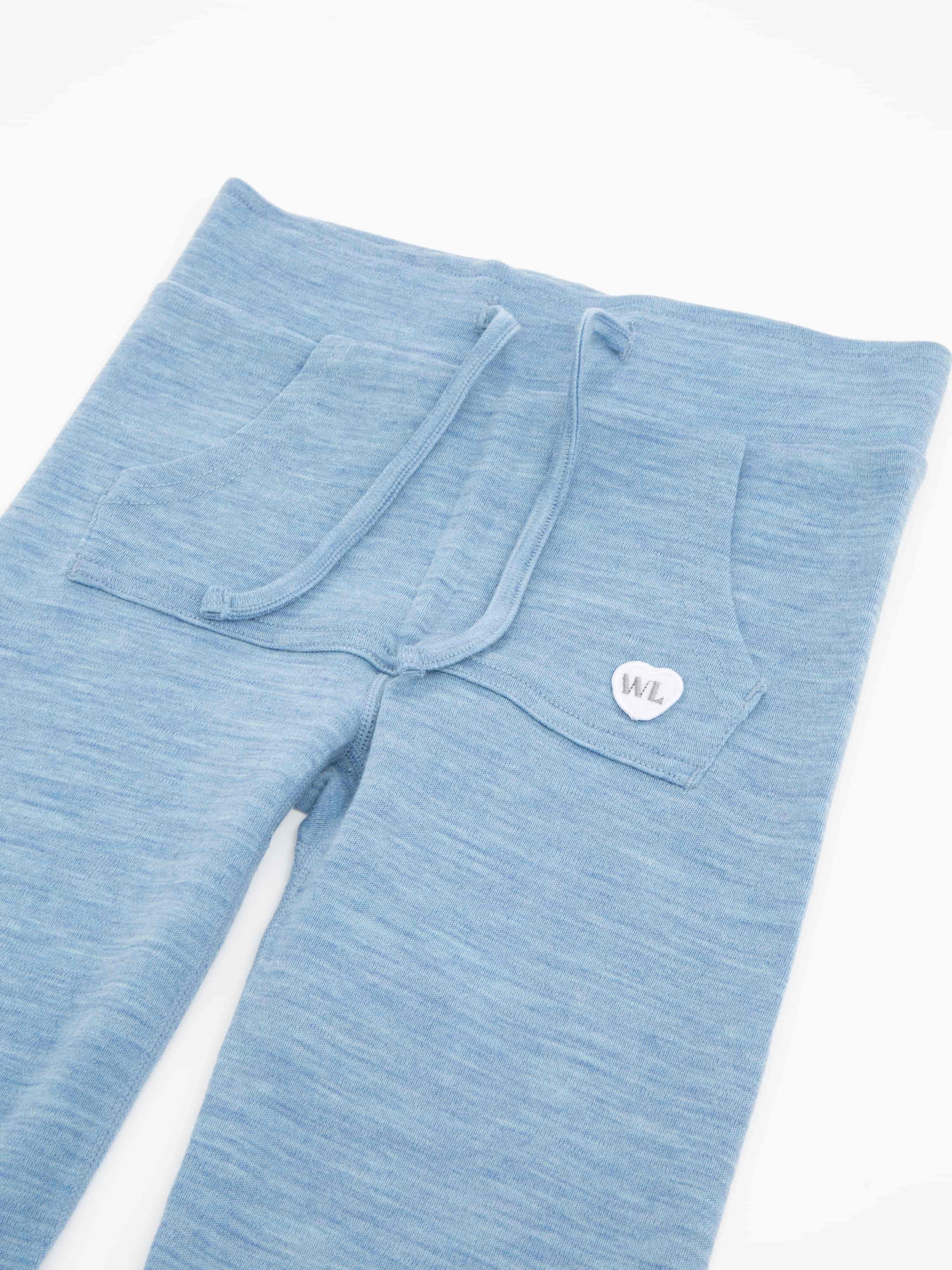 Bergen Merino Pants Blue