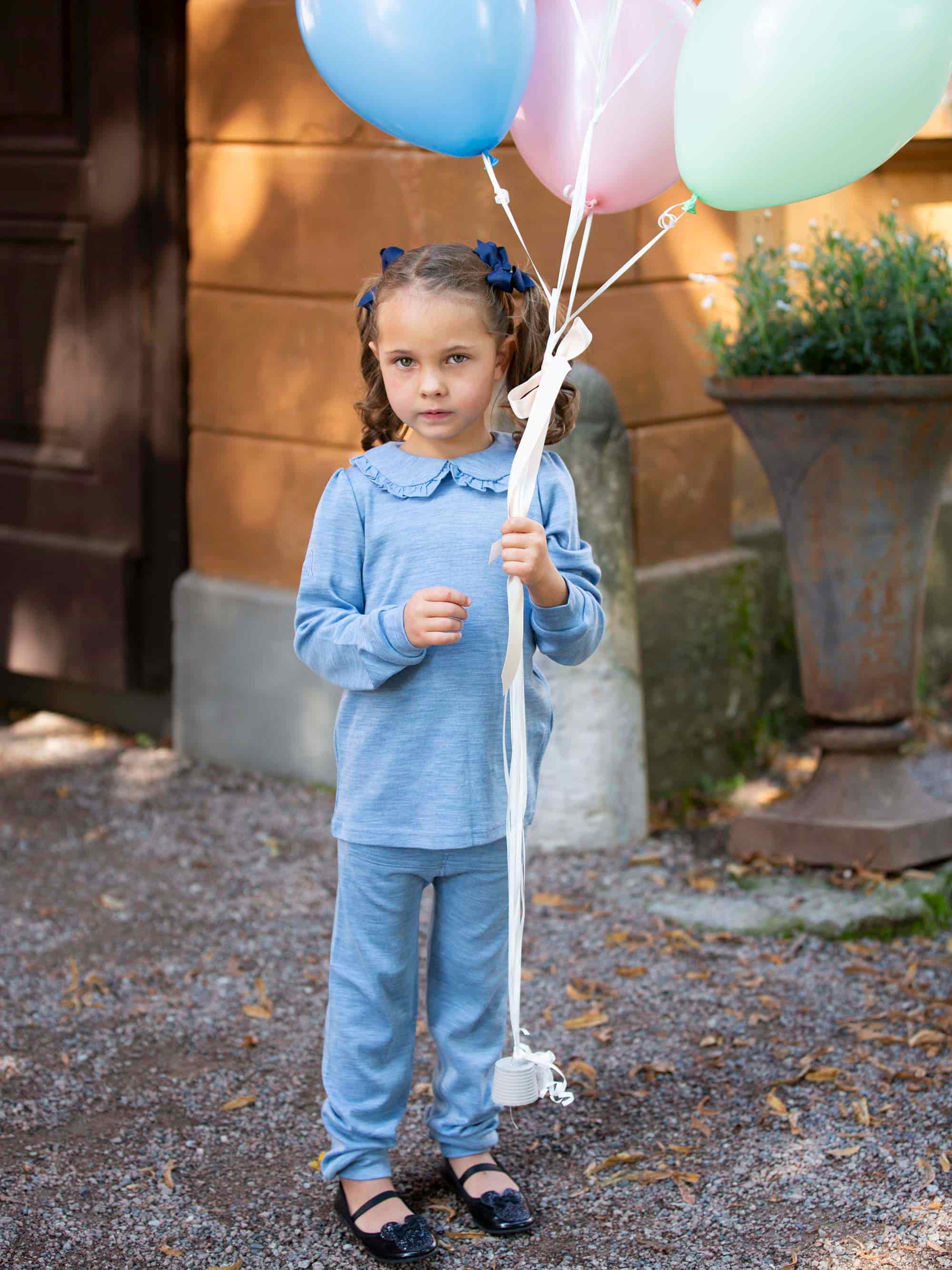 Bergen Merino Pants Blue