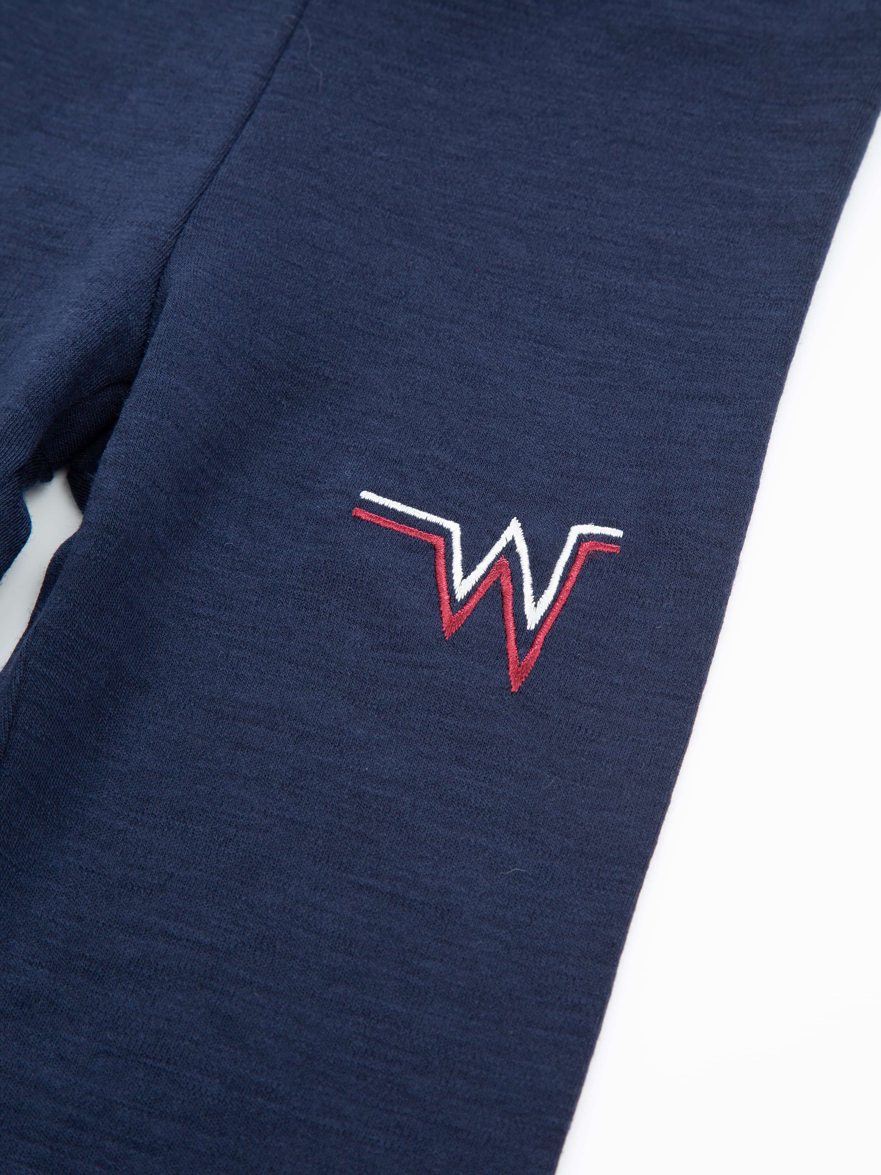 Bortelid Merino Leggings Blue Ink