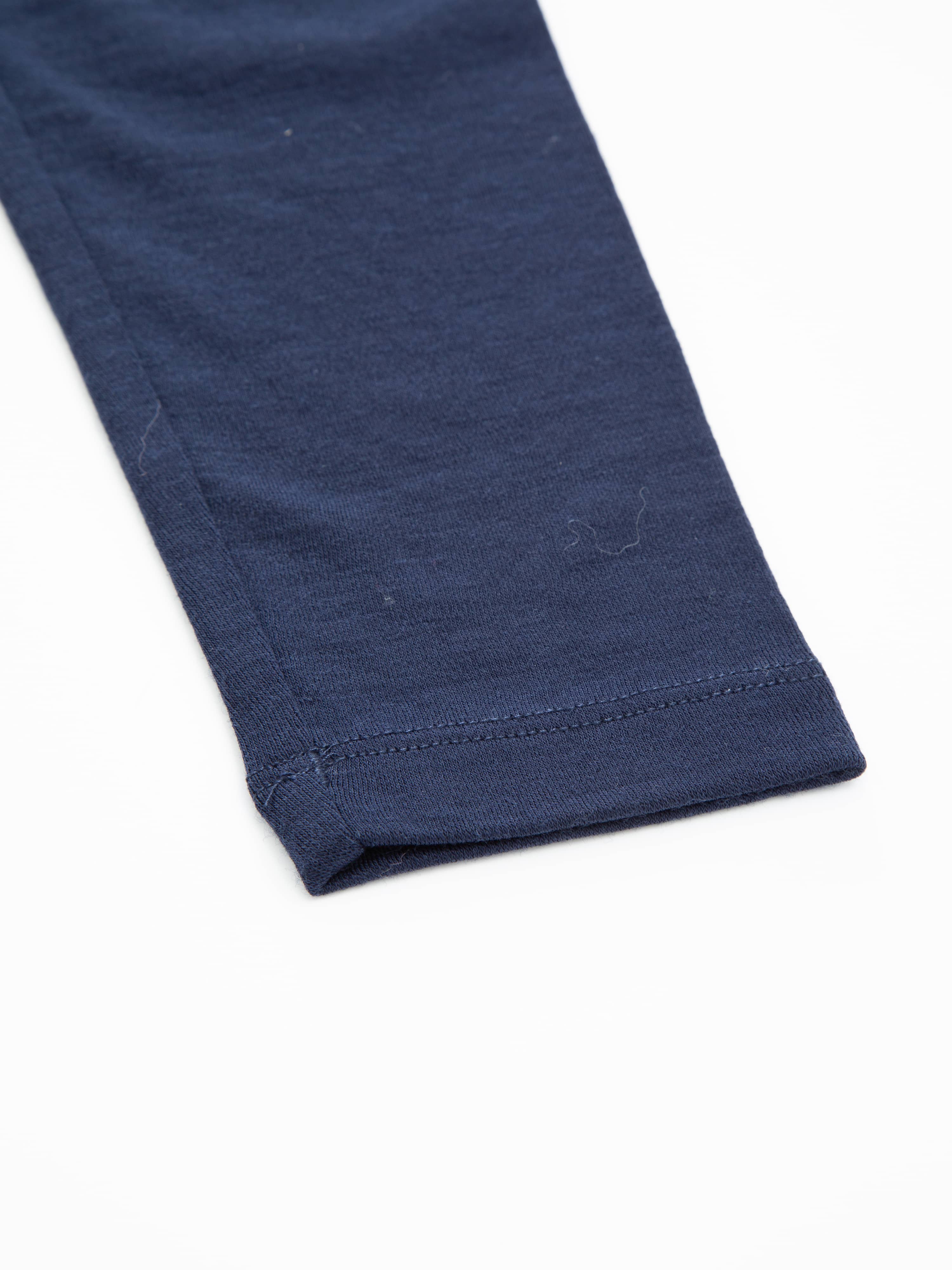 Bortelid Merino Leggings Blue Ink