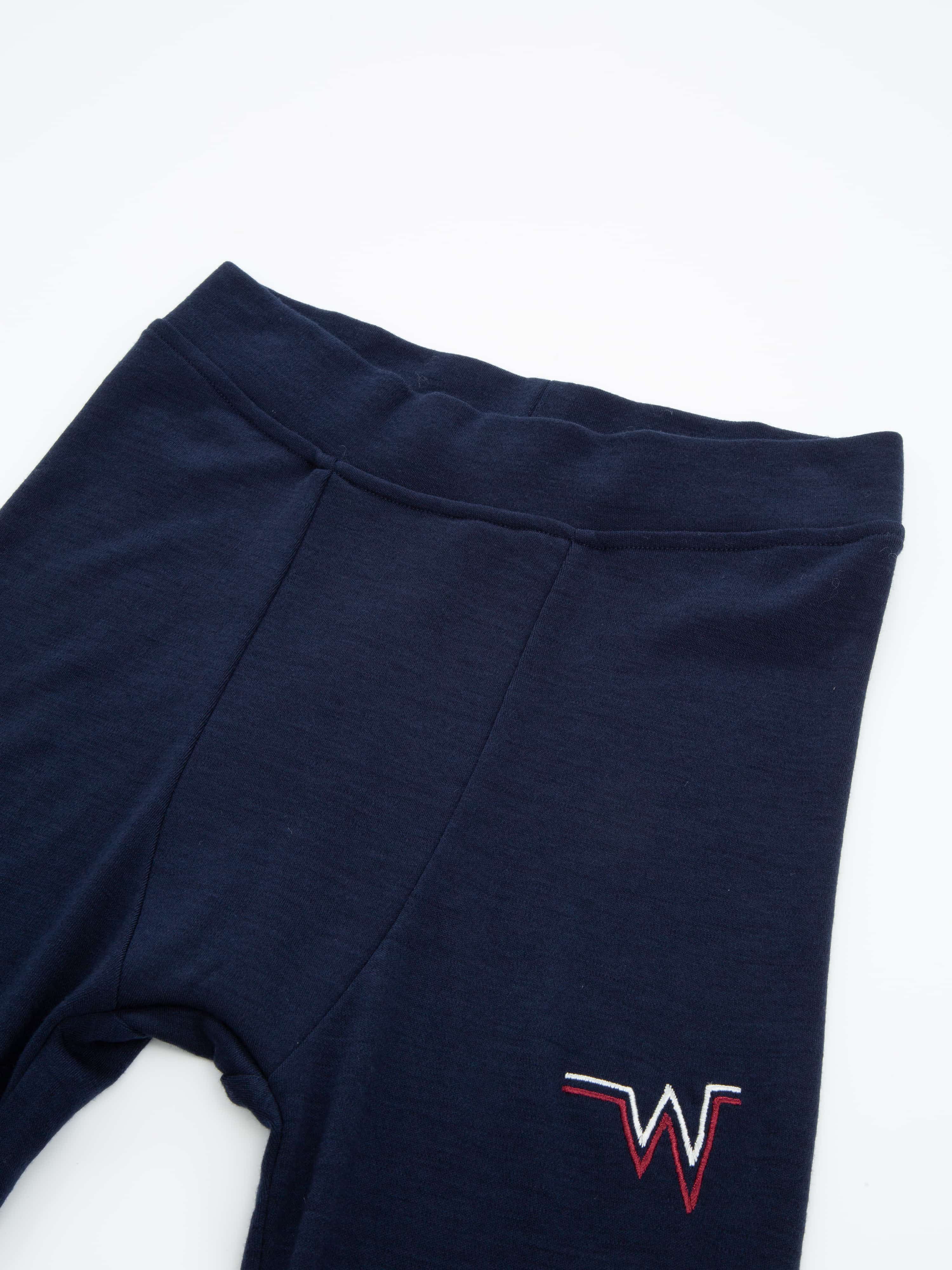 Bortelid Merino Leggings Blue Ink