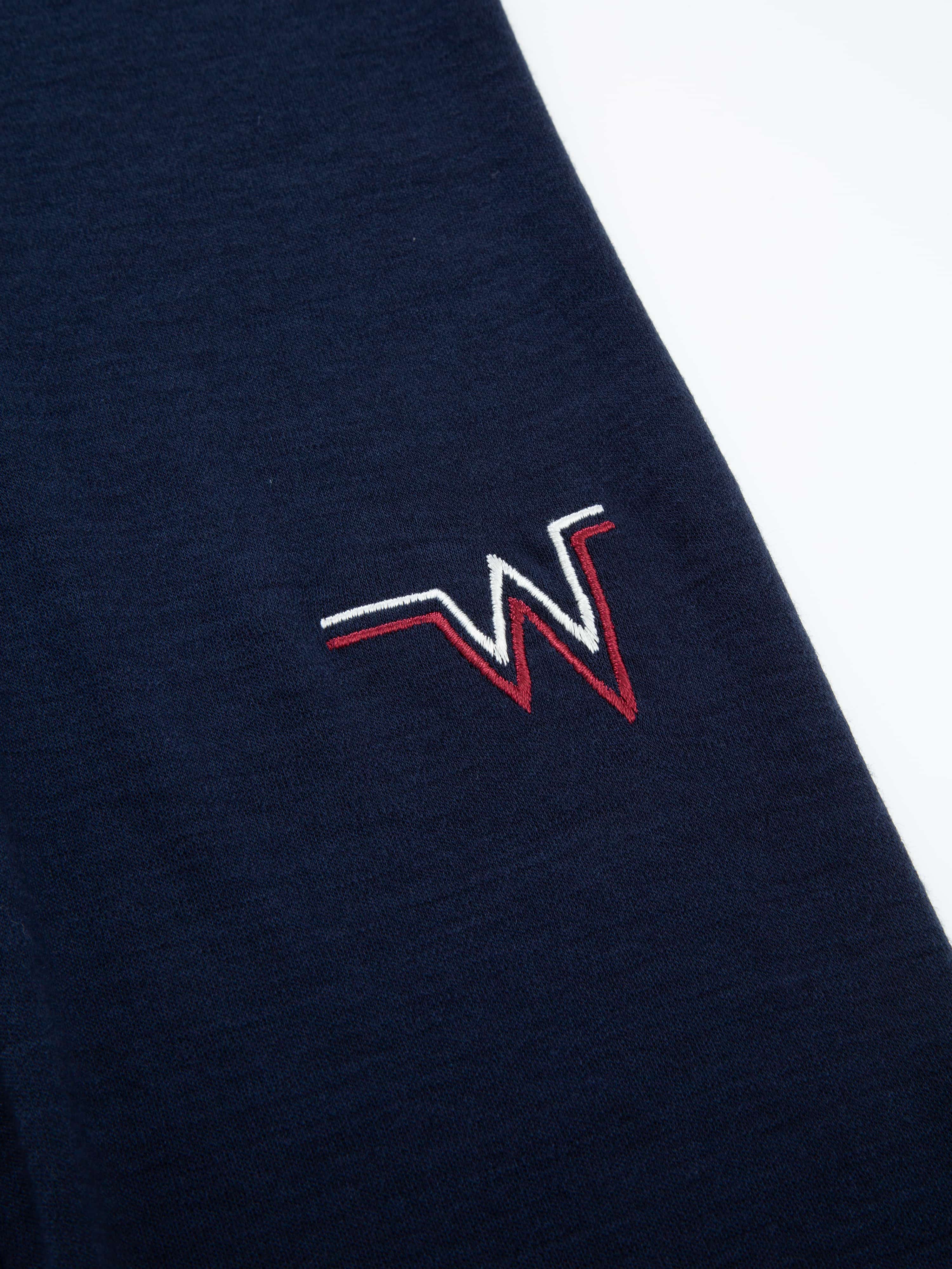 Bortelid Merino Leggings Blue Ink