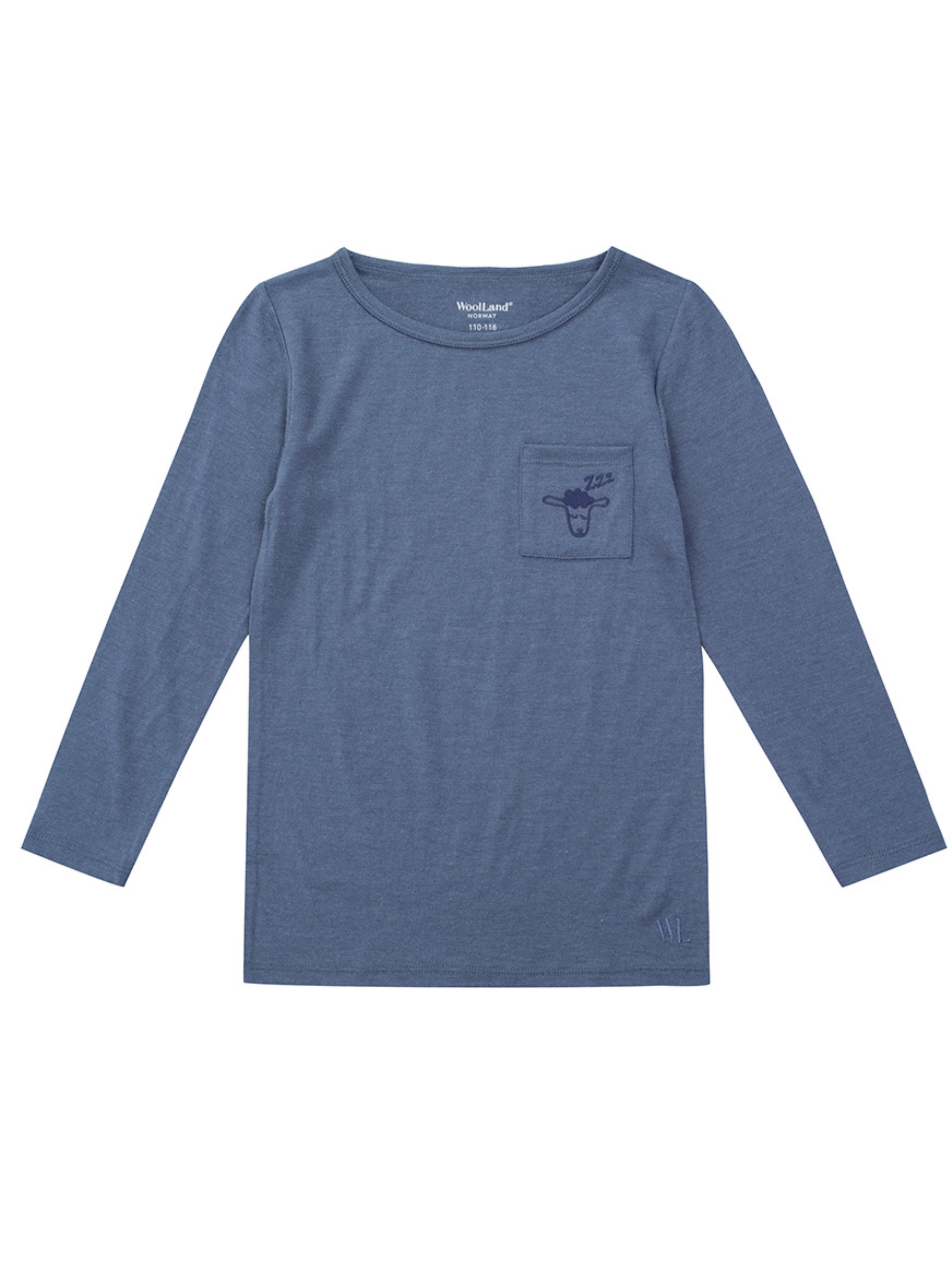 Drøbak Merino Pajamas Set Blue