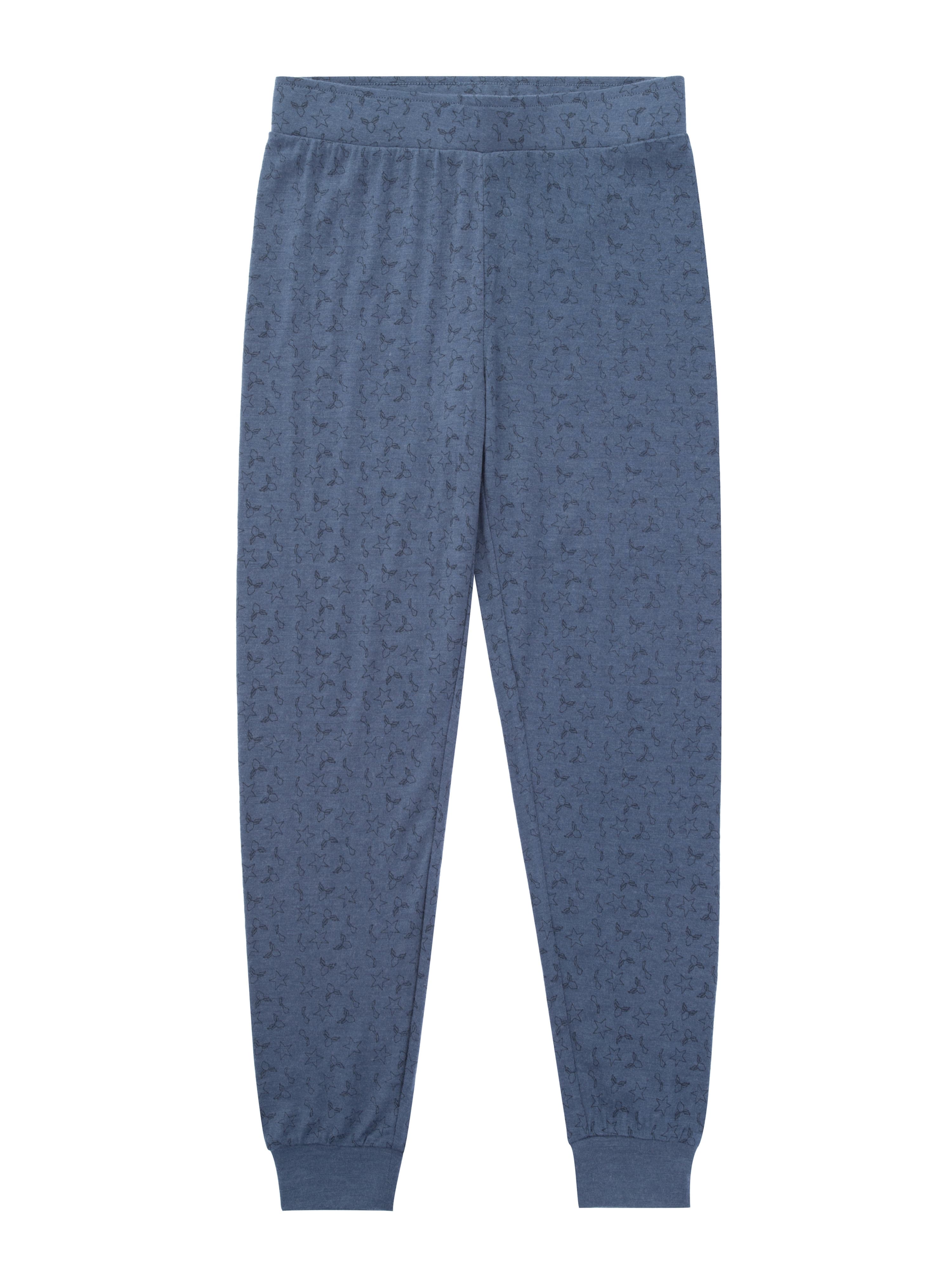 Drøbak Merino Pajamas Set Blue