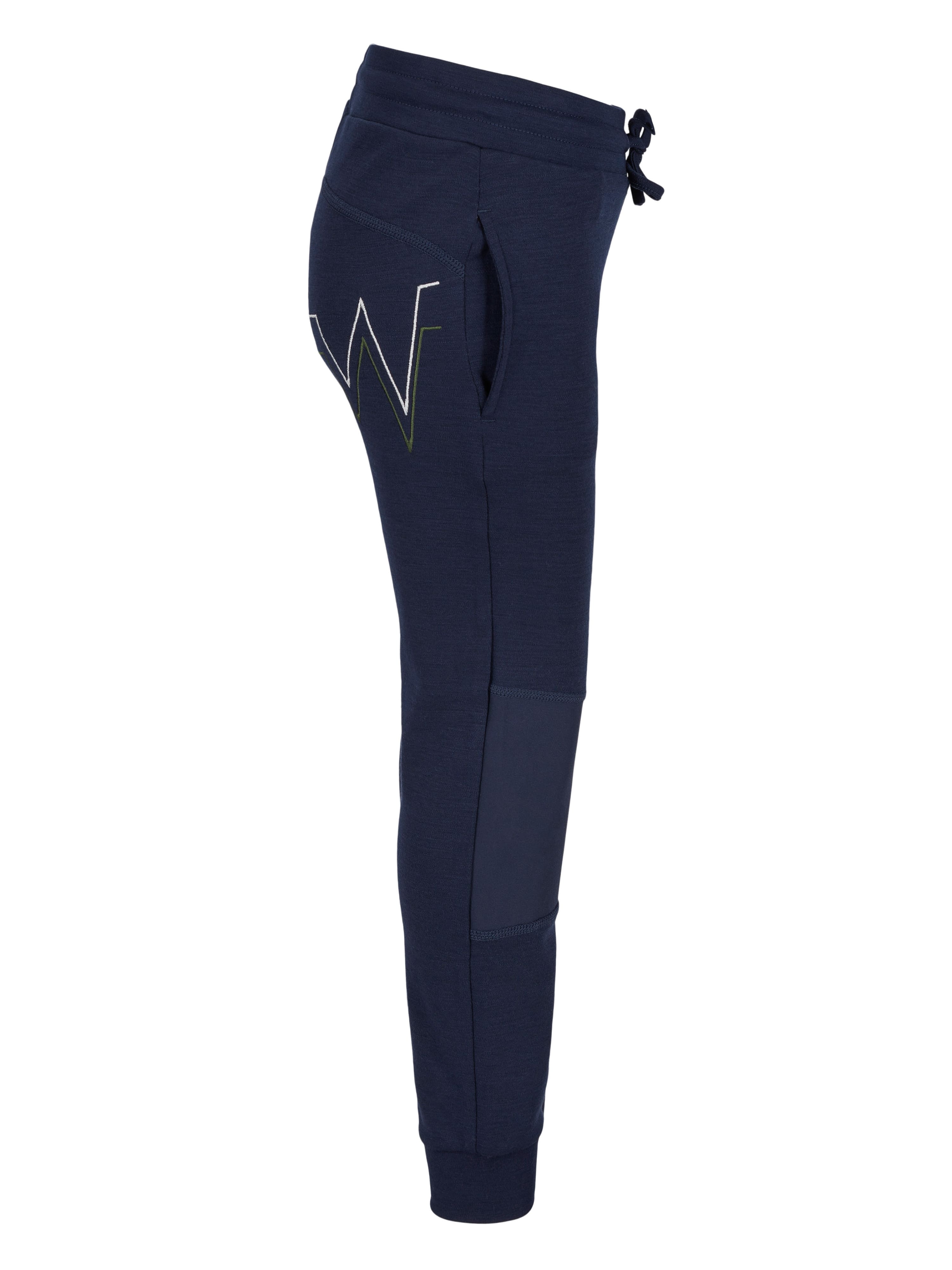 Hallingskarvet Wool Trousers With Knee Patches Blue