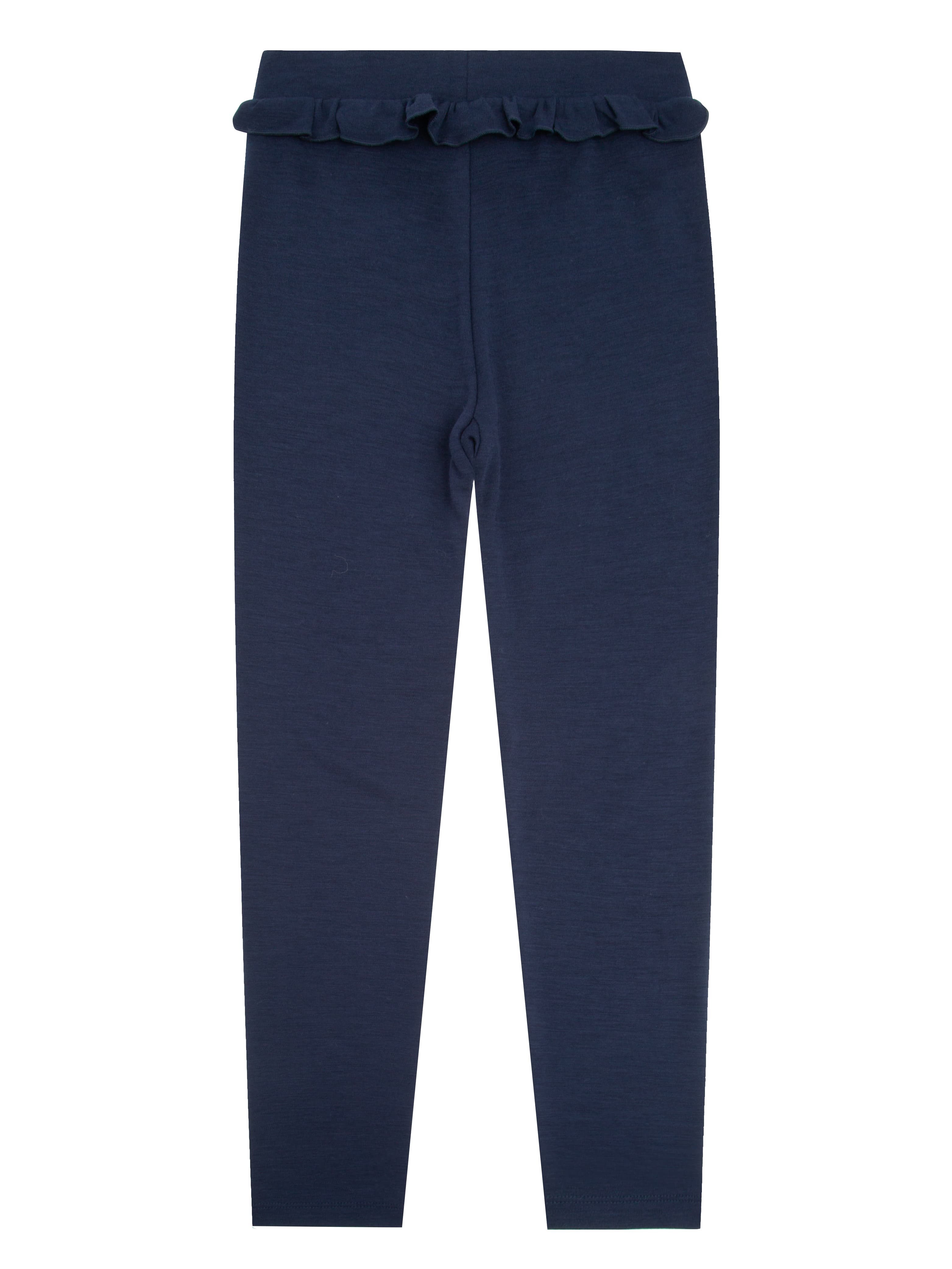Ljosland Merino Leggings Blue Ink