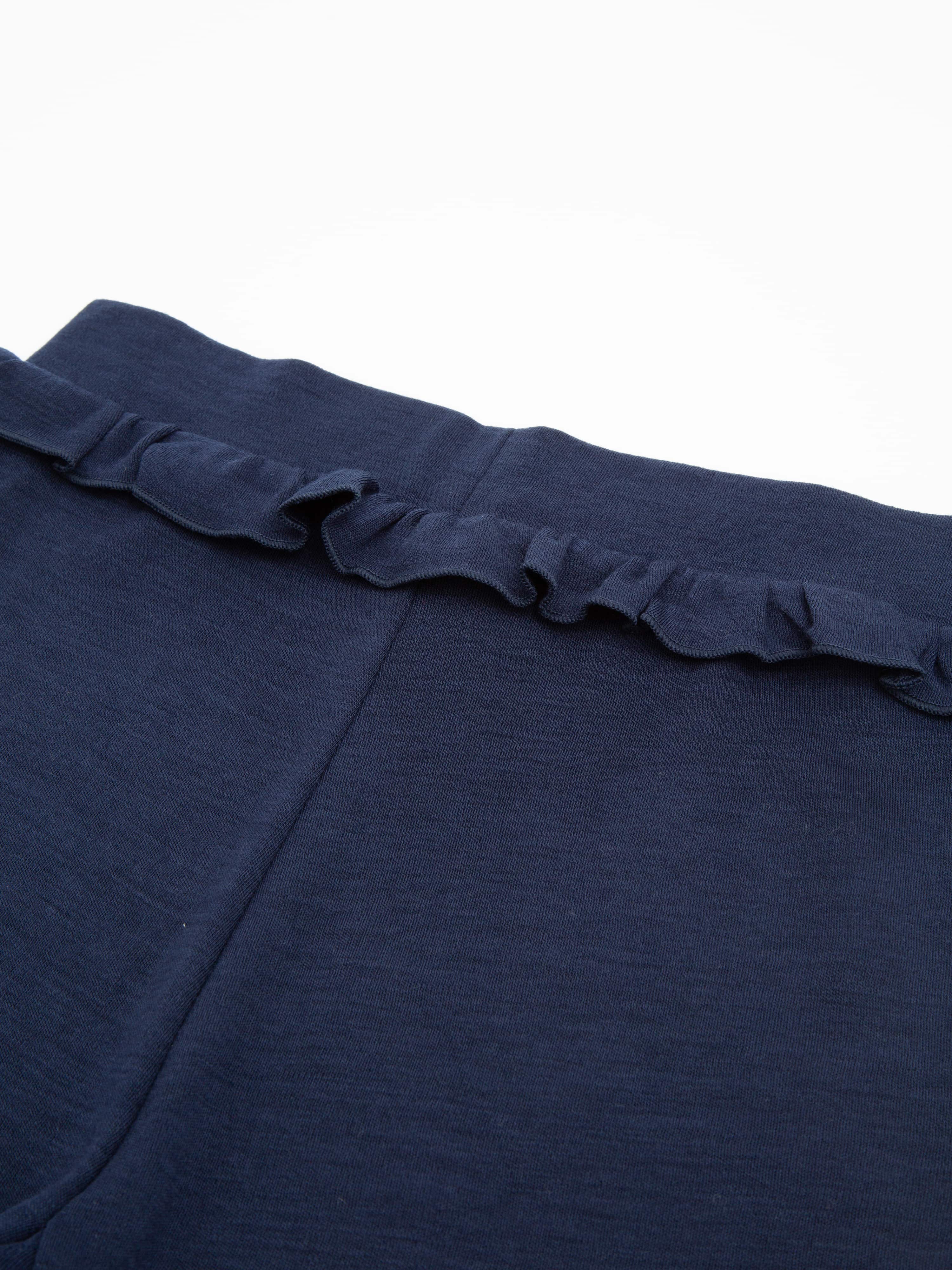 Ljosland Merino Leggings Blue Ink