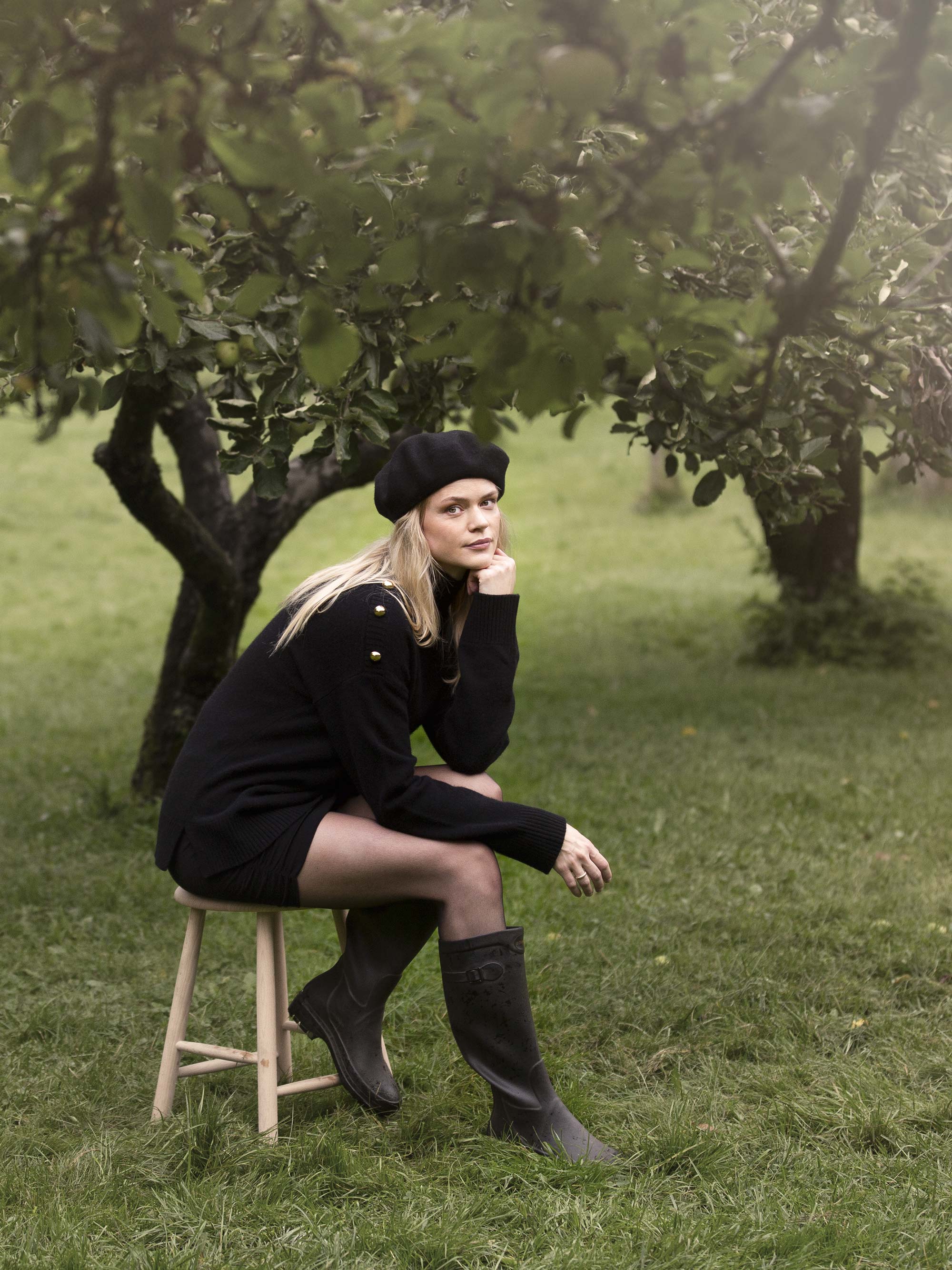 Blåhøi Knitted Sweater Black