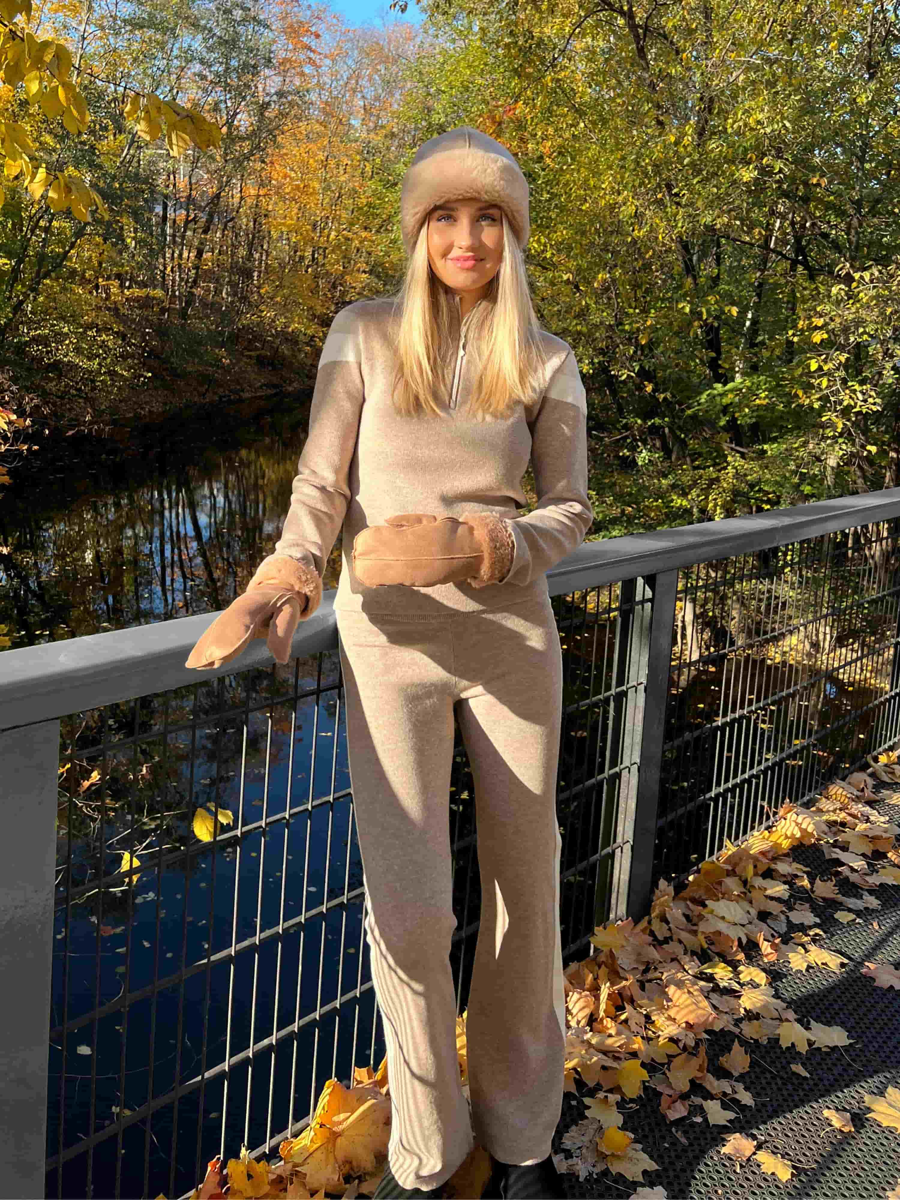 Hemsedal Knitted Pants Sand