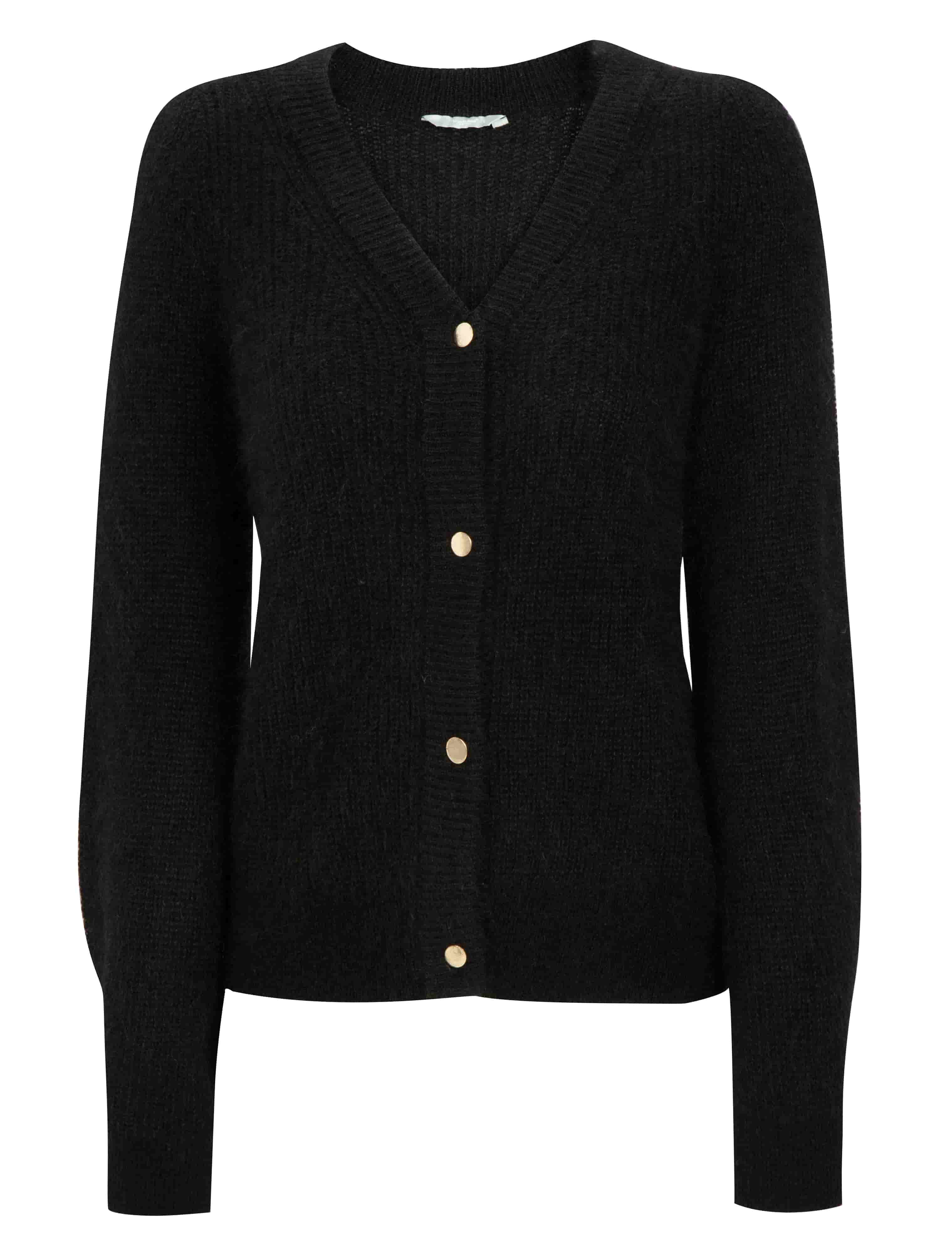 Lista Cardigan Black - Woolland