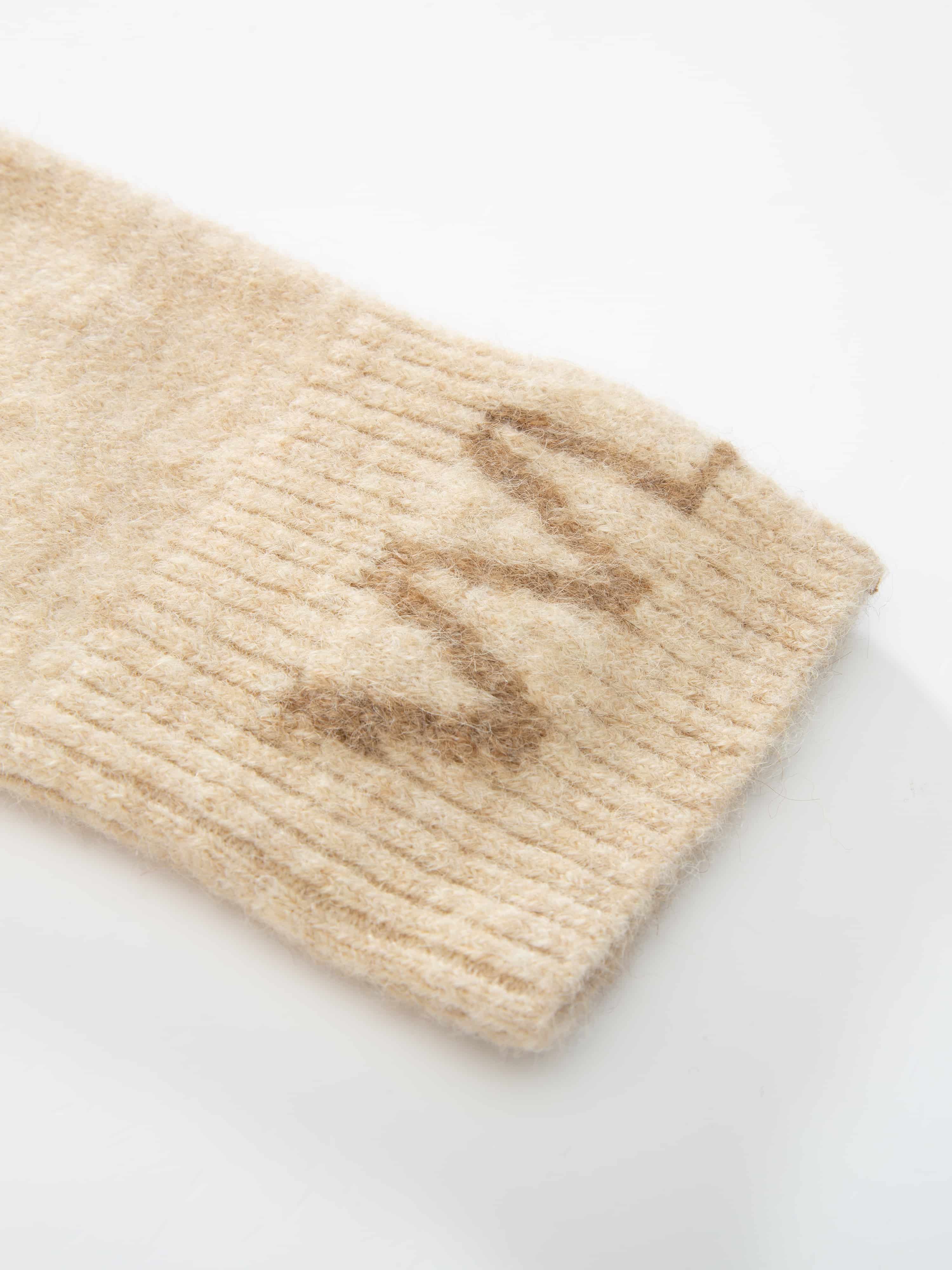 Loen Alpaca Wool Knit Sweater Sand Dunes