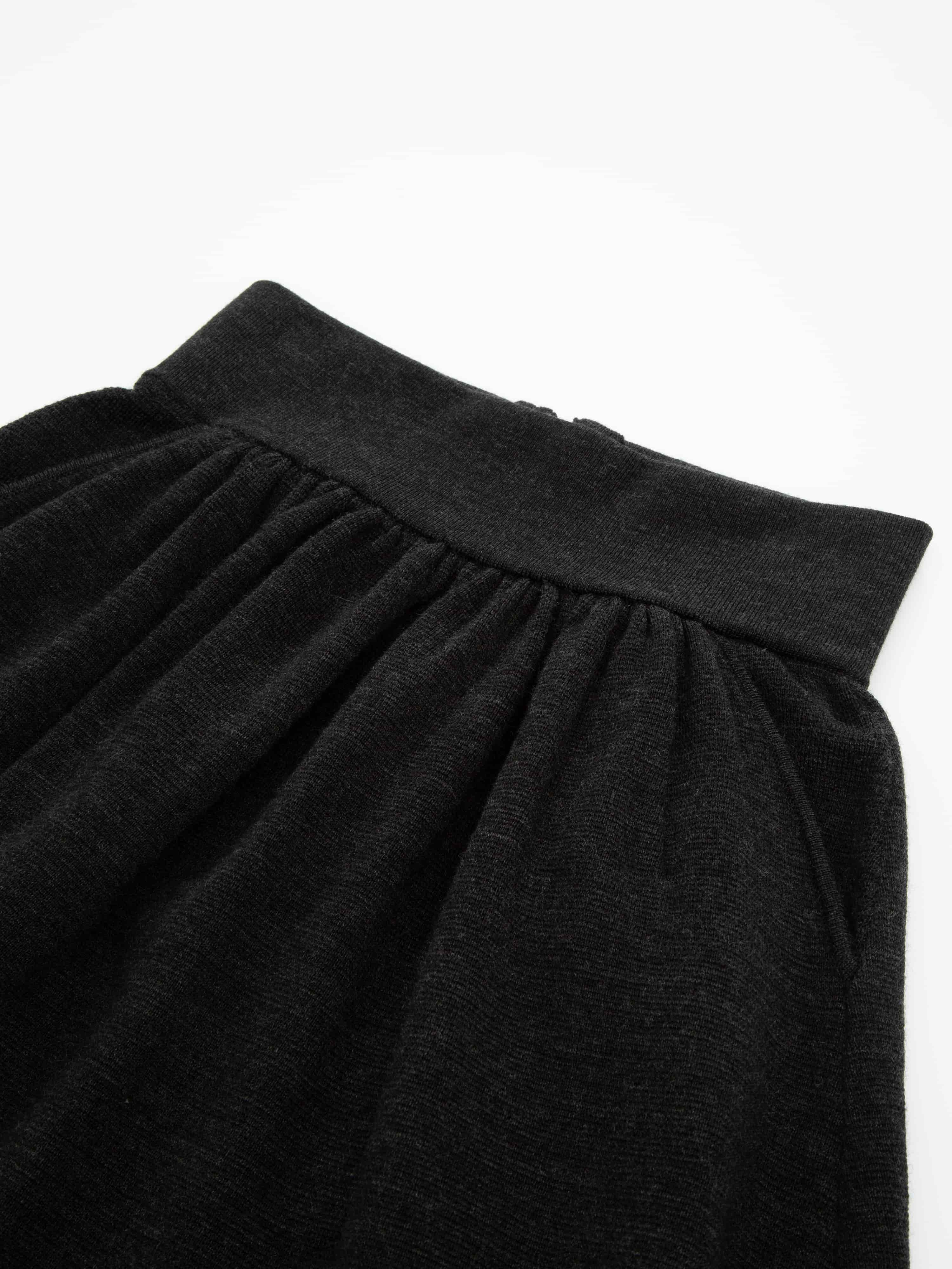 Moltinden Wool Skirt Dark Grey