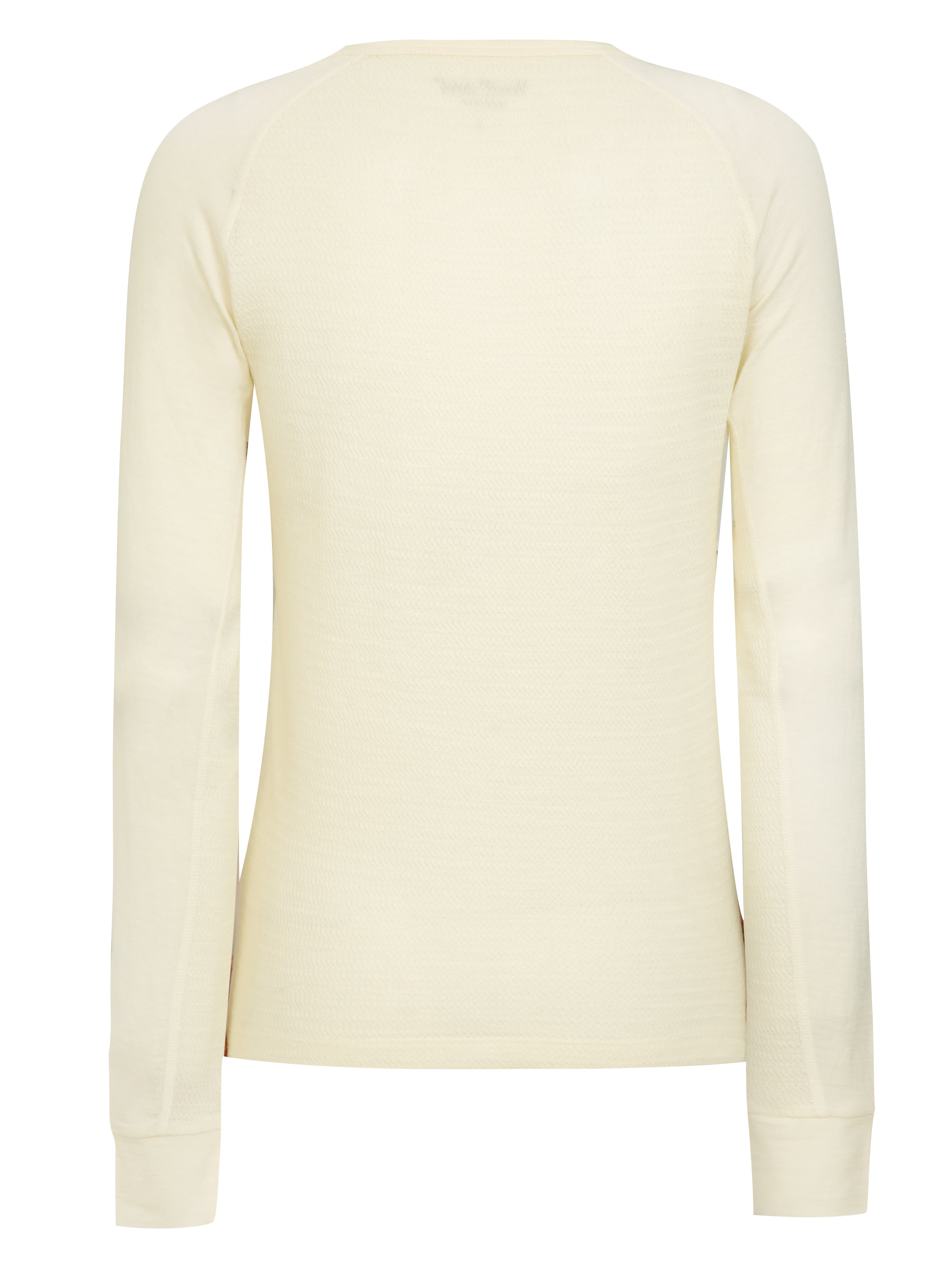 Rena Merino Base Layer Crew Top Ivory