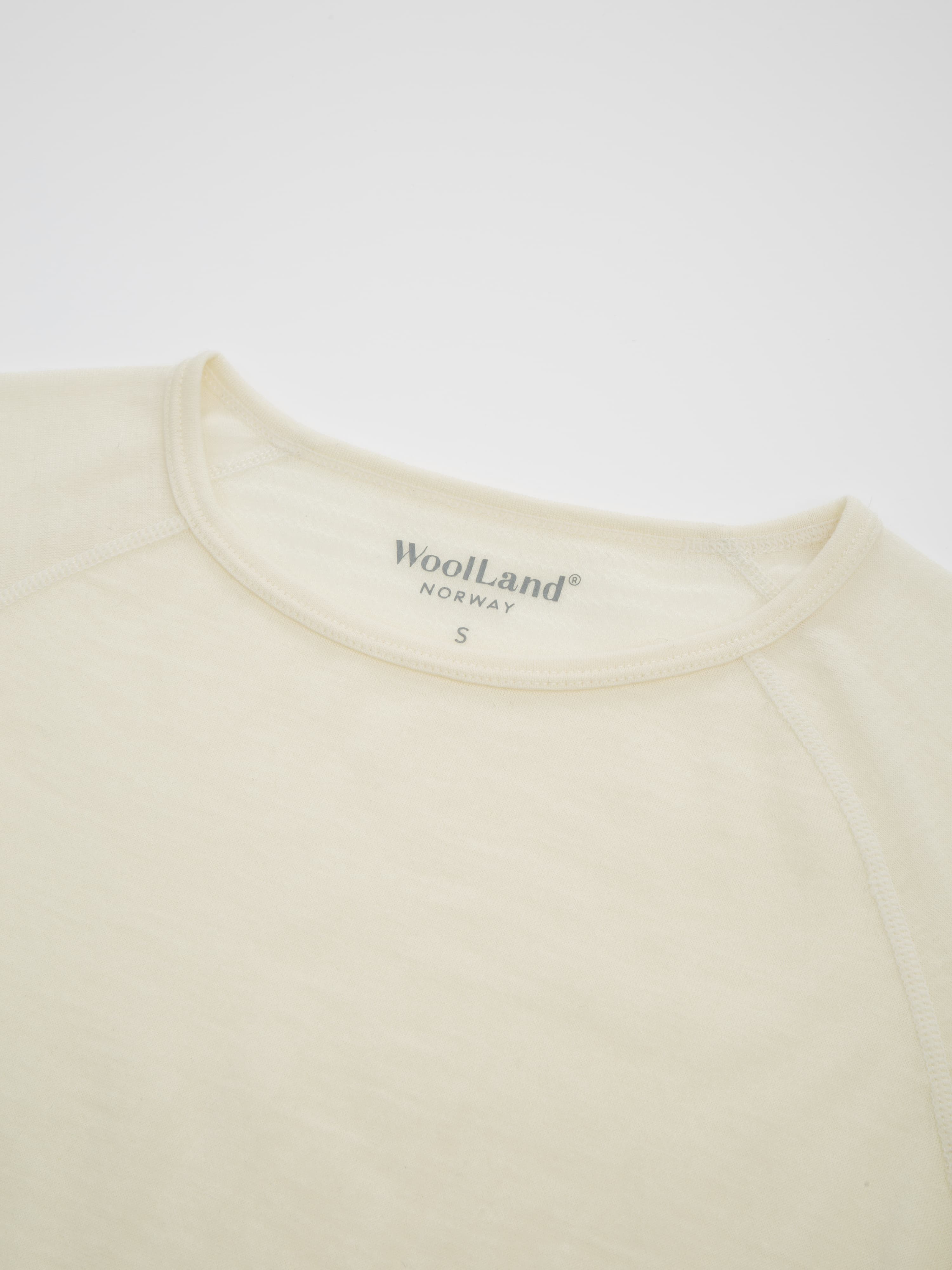 Rena Merino Base Layer Crew Top Ivory