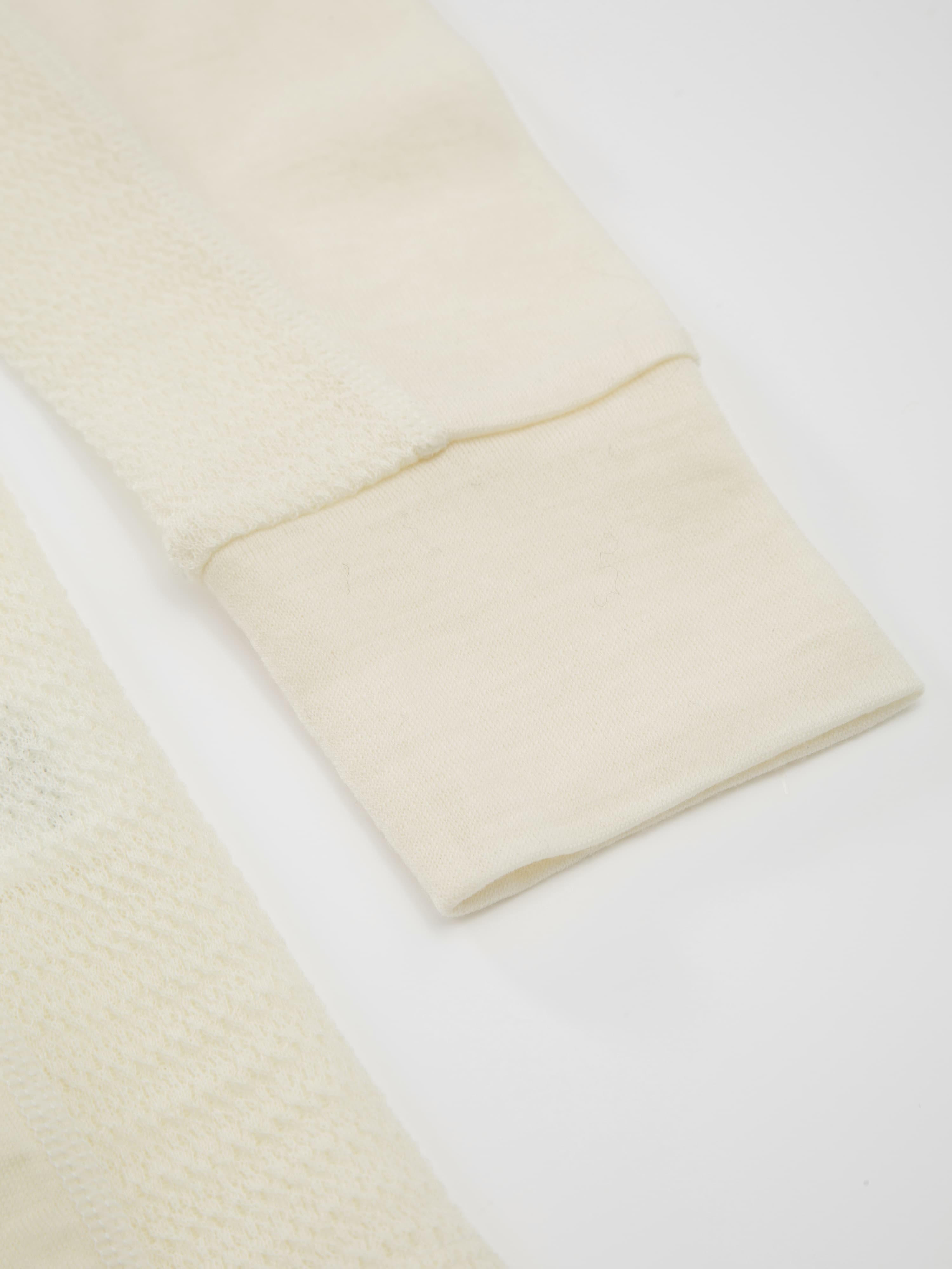 Rena Merino Base Layer Crew Top Ivory