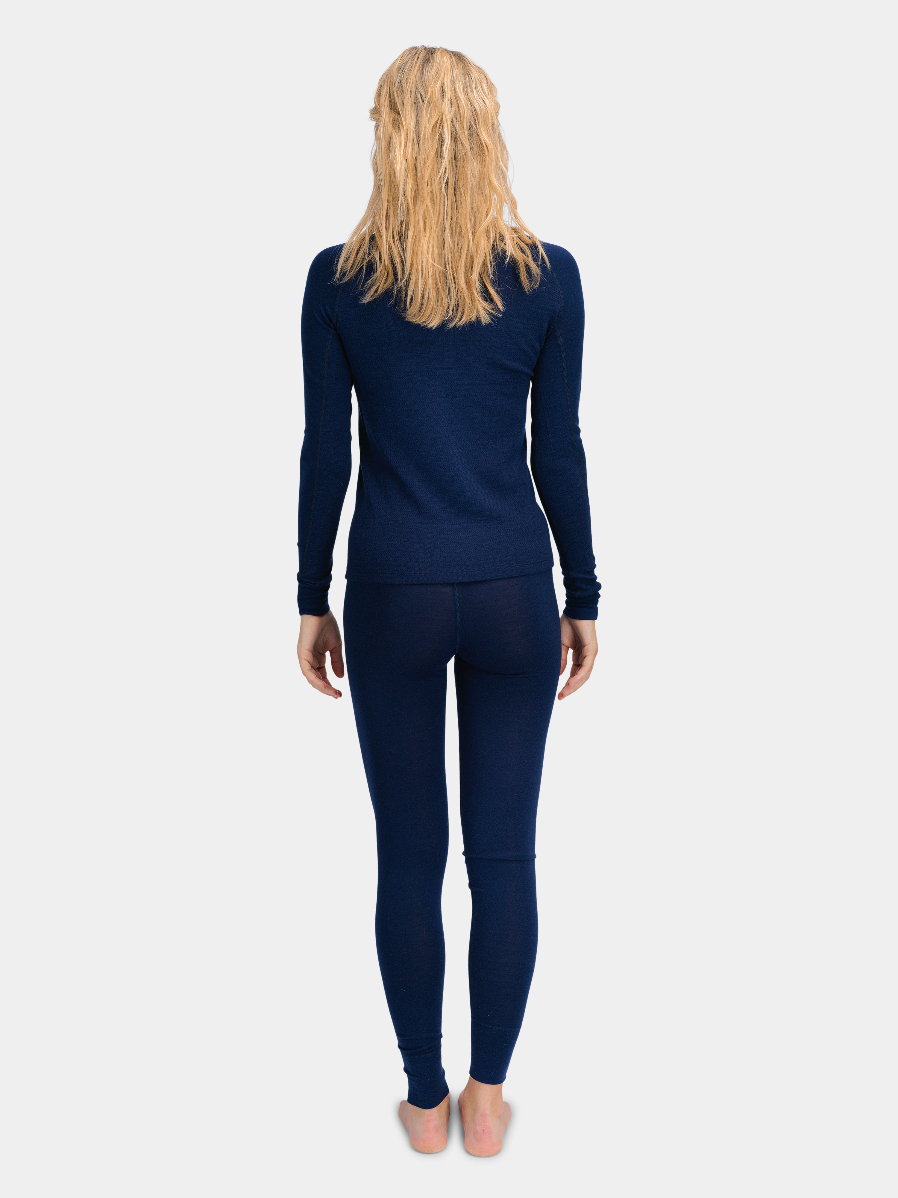 Rena Merino Base Layer Leggings Blue