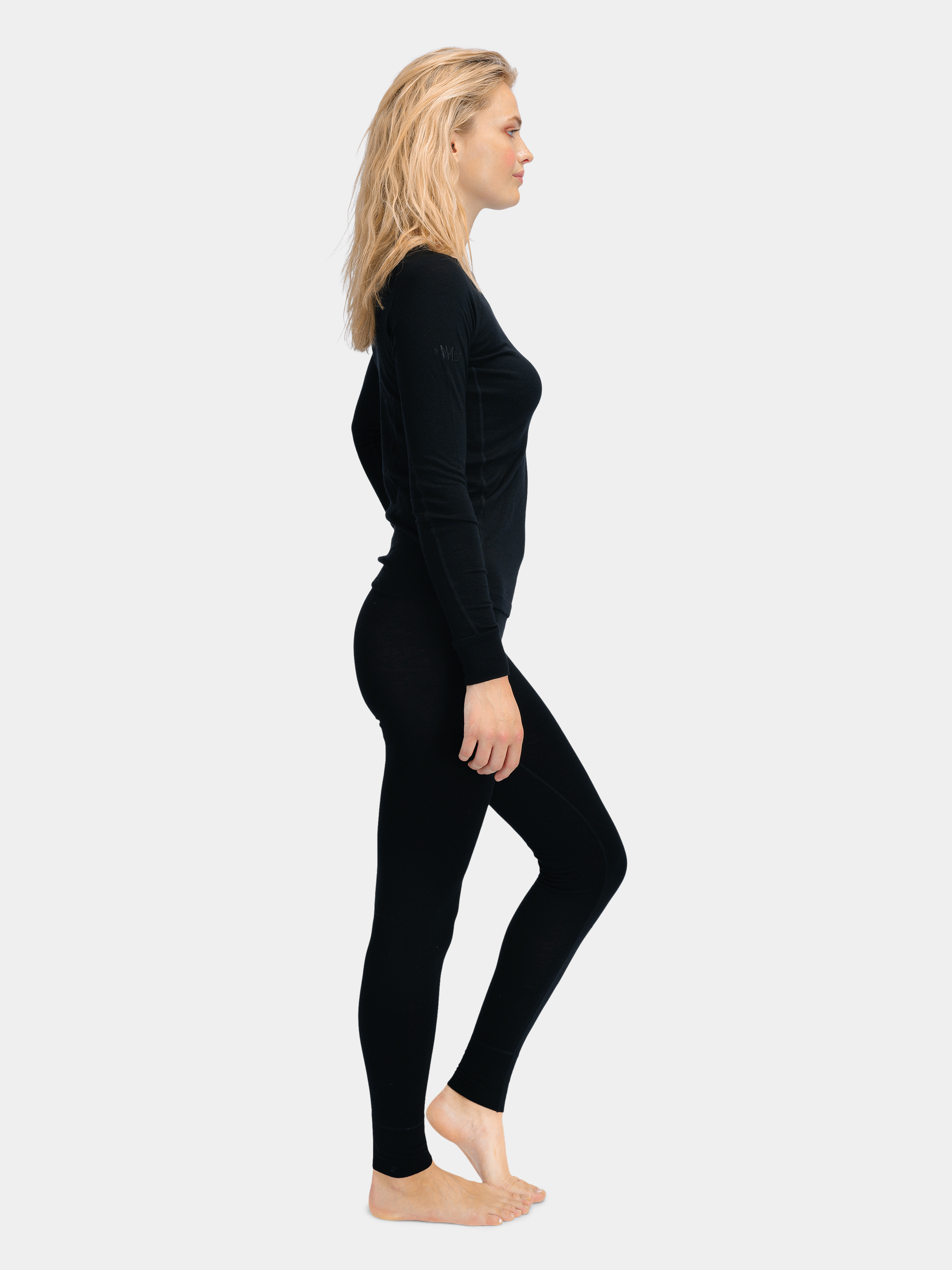 Rena Merino Base Layer Leggings Black