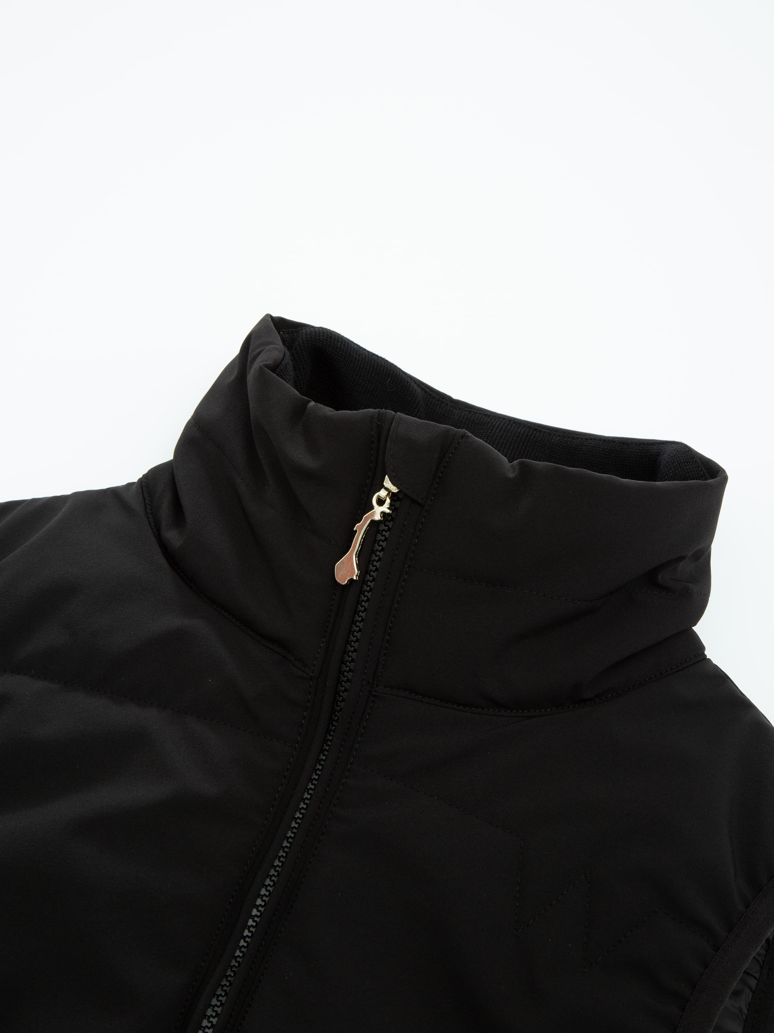 Rena Vest With Wool Padding Black