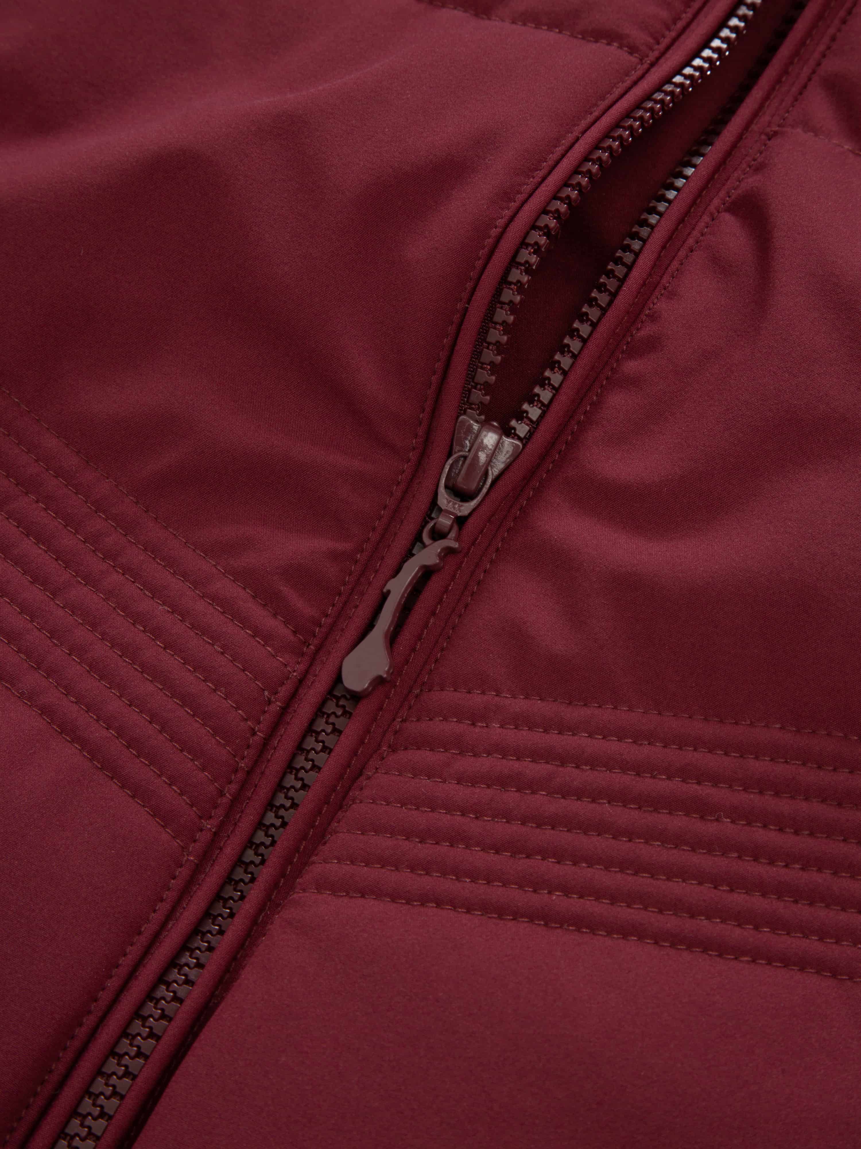 Rena Vest With Wool Padding Plum