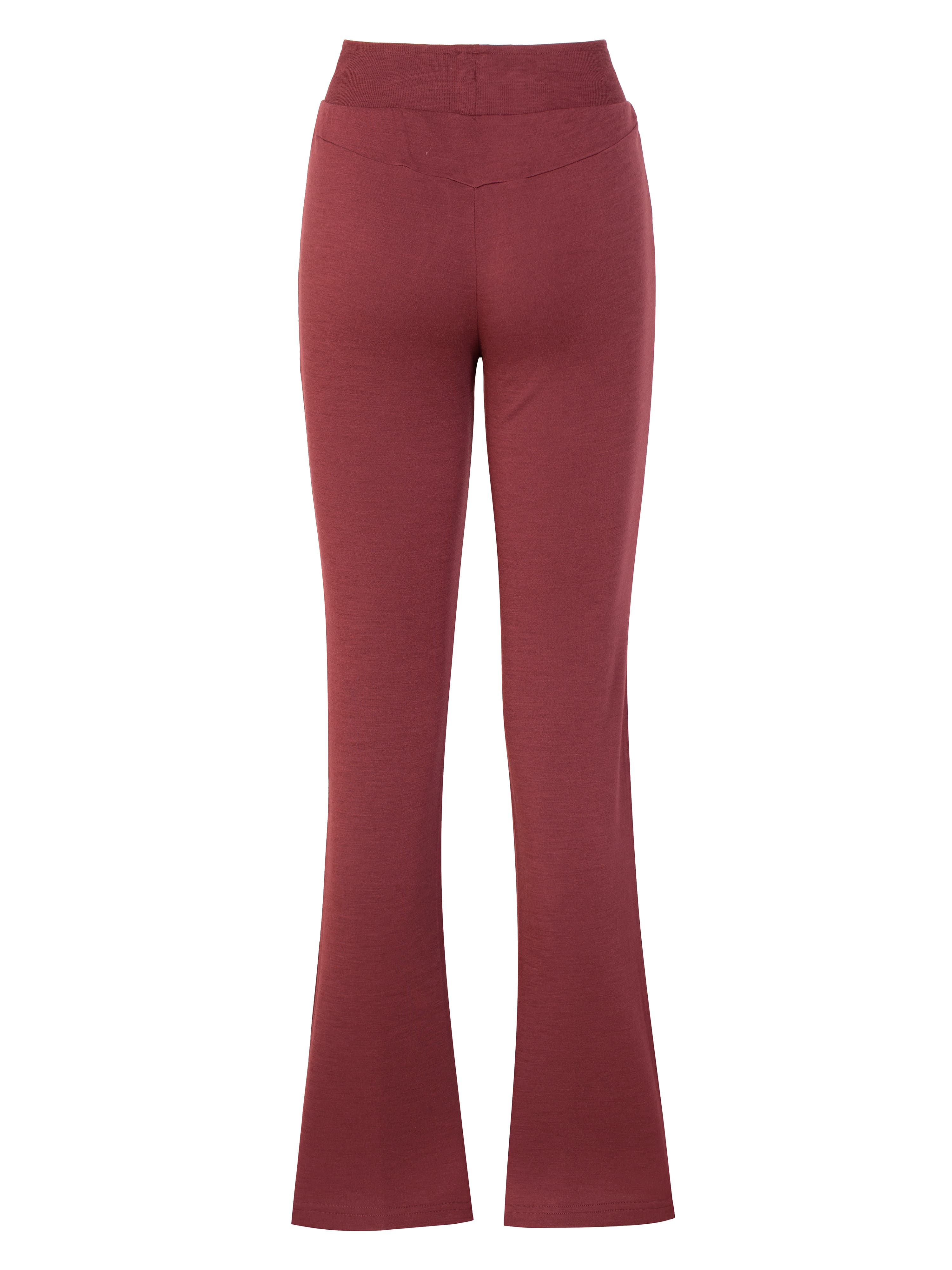 Romsdalshorn Merino Flare Pants Plum
