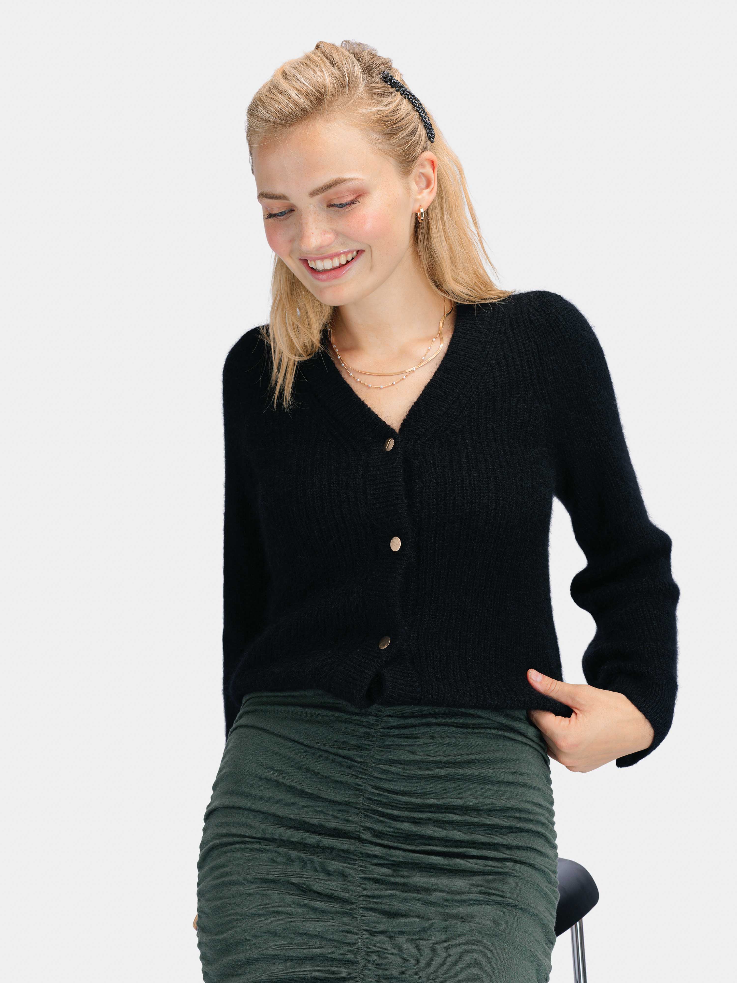 Saksi Wool Skirt Green