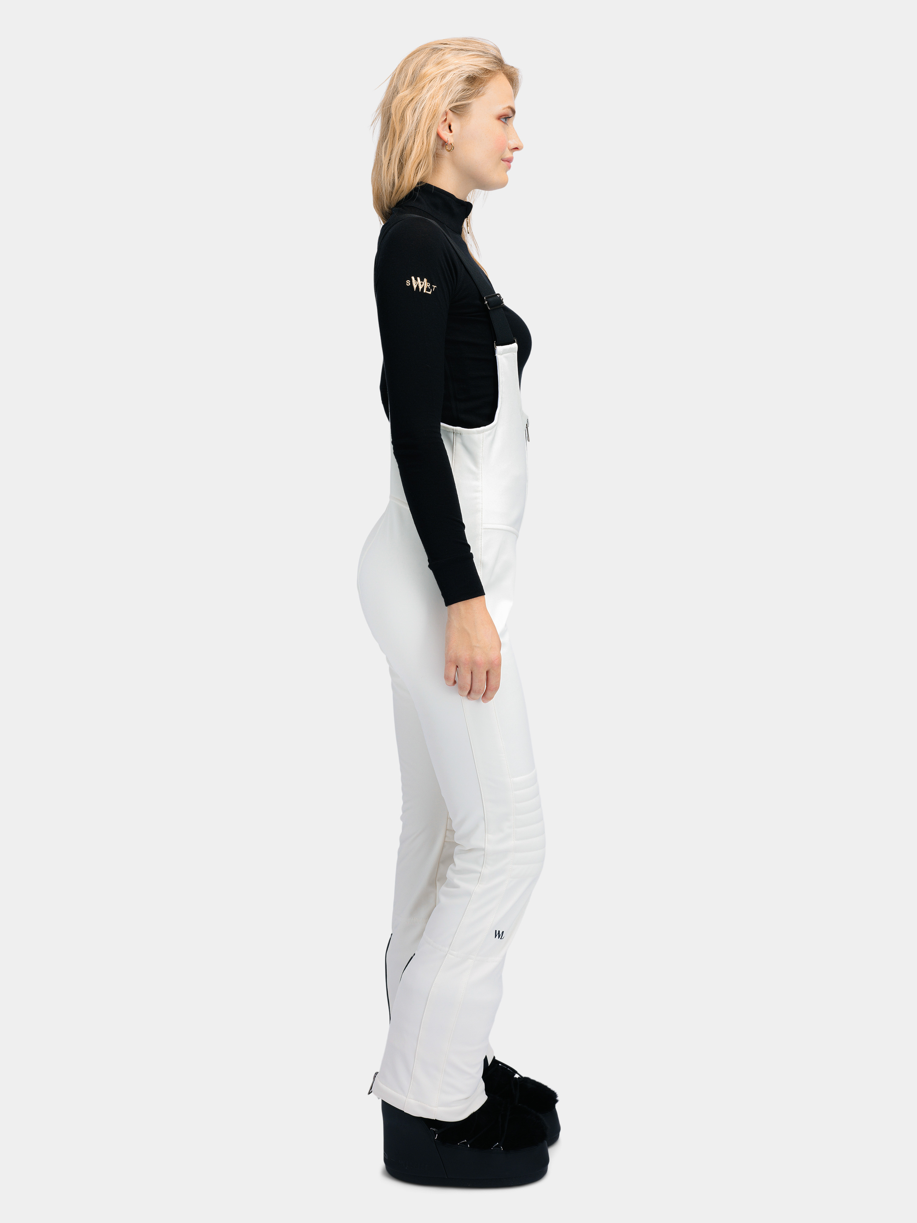 Sirdal High Waist Ski Pants Offwhite
